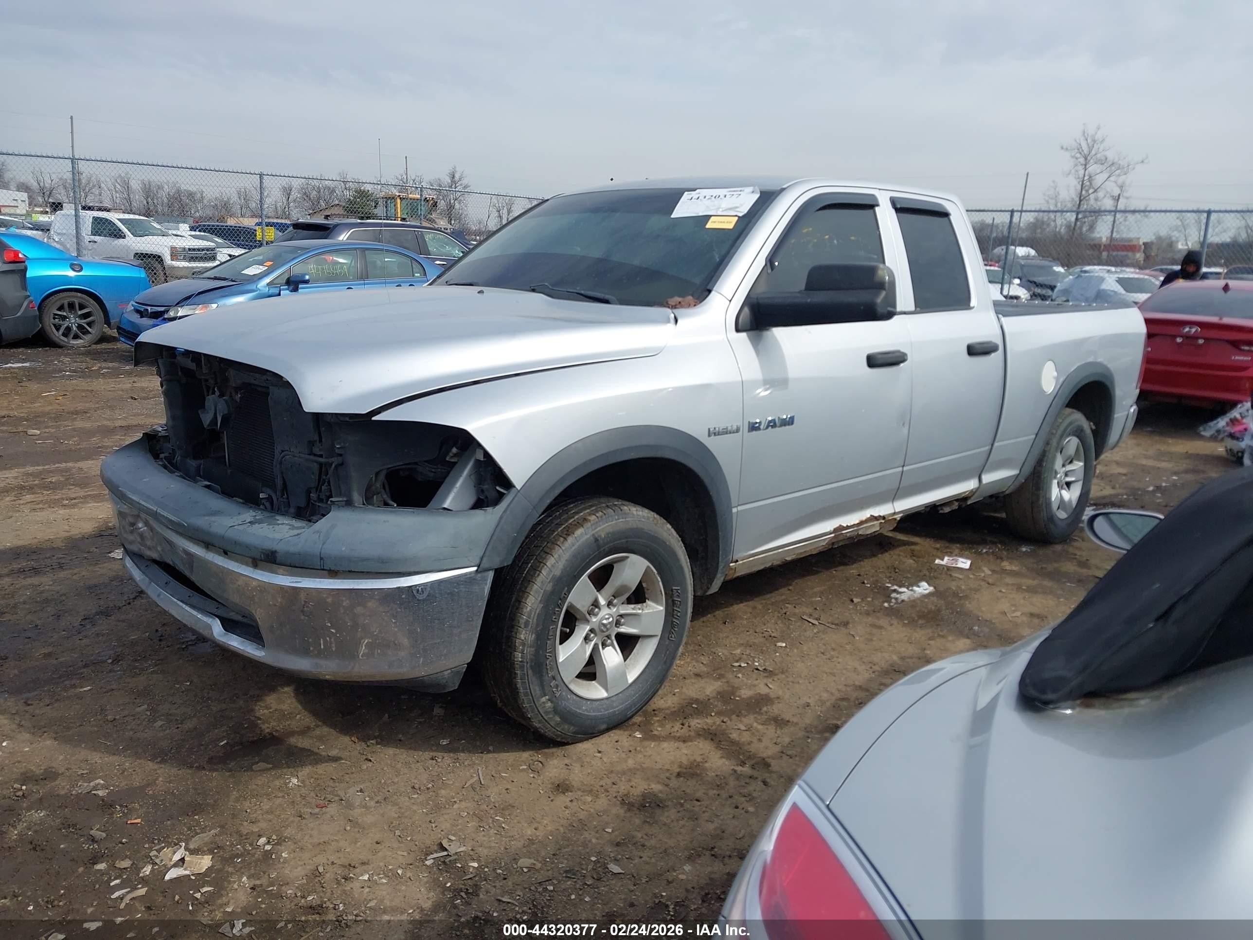 2010 Dodge Ram 1500 St Silver vin: 1D7RV1GT8AS103497