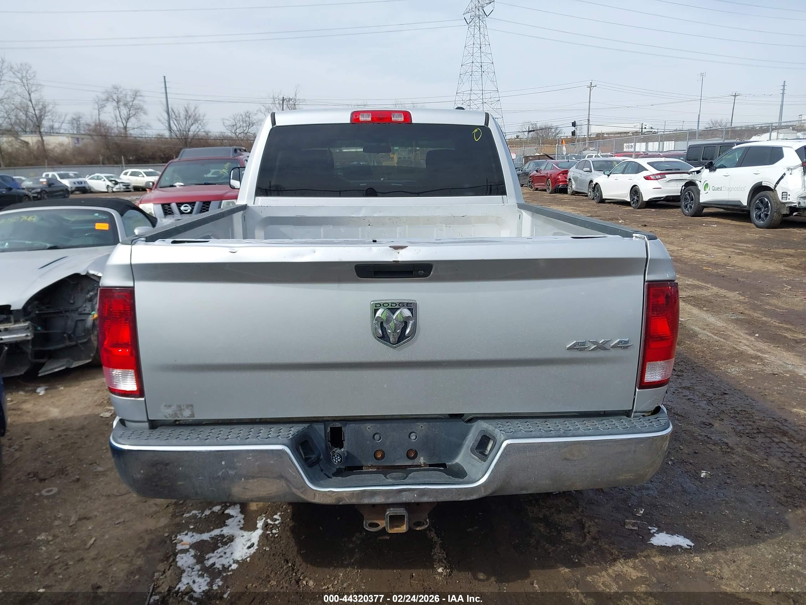 2010 Dodge Ram 1500 St Silver vin: 1D7RV1GT8AS103497