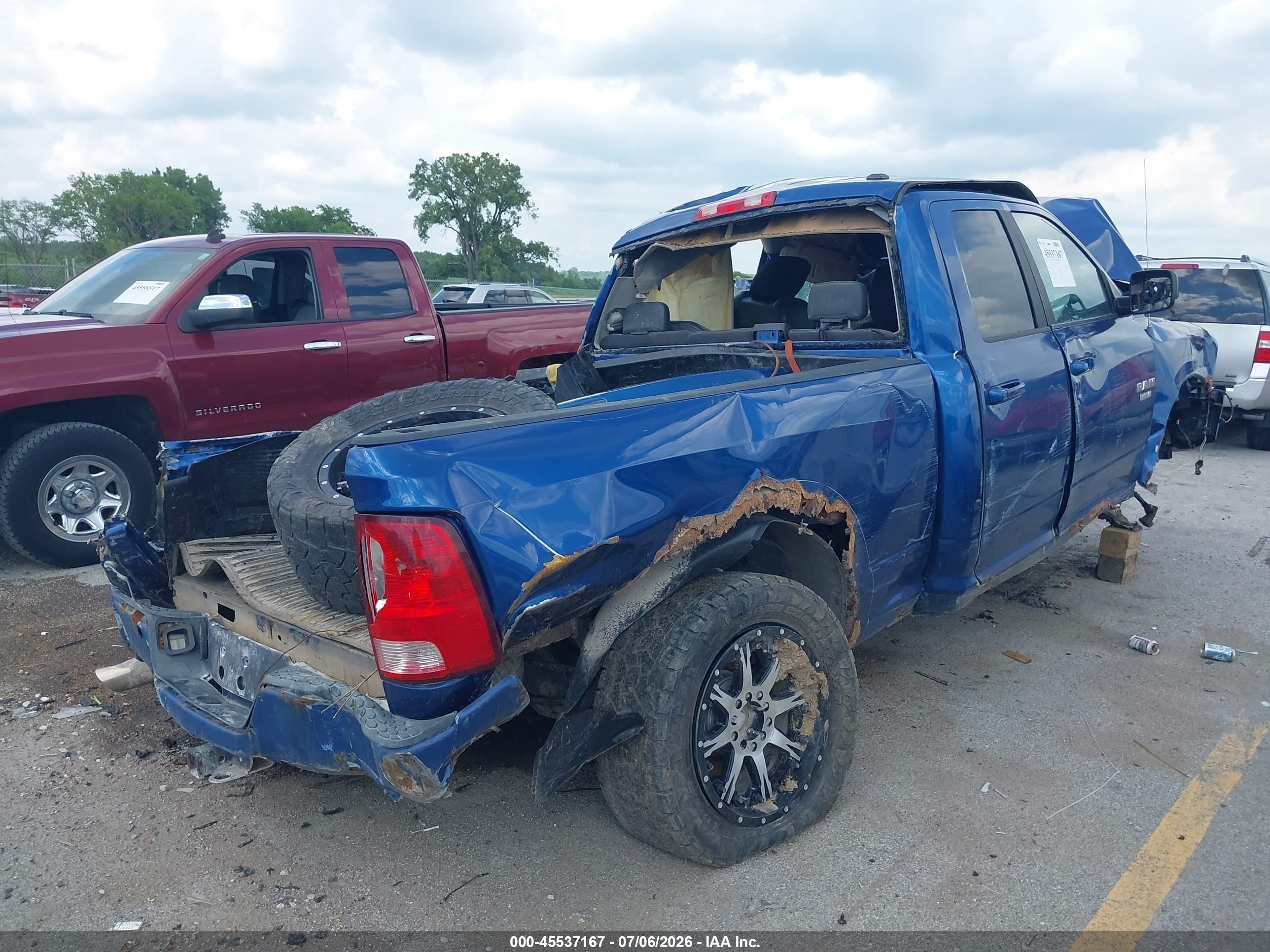 2010 Dodge Ram 1500 Sport Blue vin: 1D7RV1GT8AS119425
