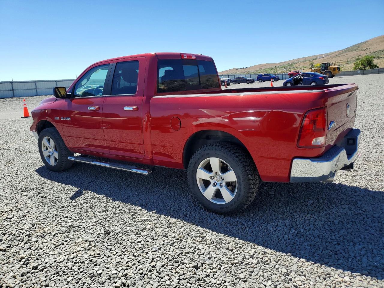 2010 Dodge Ram 1500 Red vin: 1D7RV1GT8AS211277