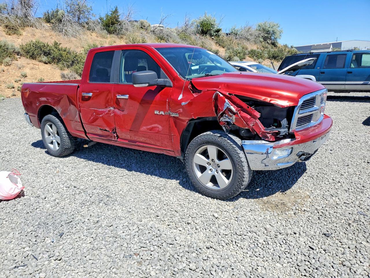 2010 Dodge Ram 1500 Red vin: 1D7RV1GT8AS211277