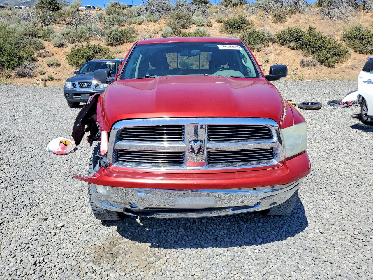 2010 Dodge Ram 1500 Red vin: 1D7RV1GT8AS211277