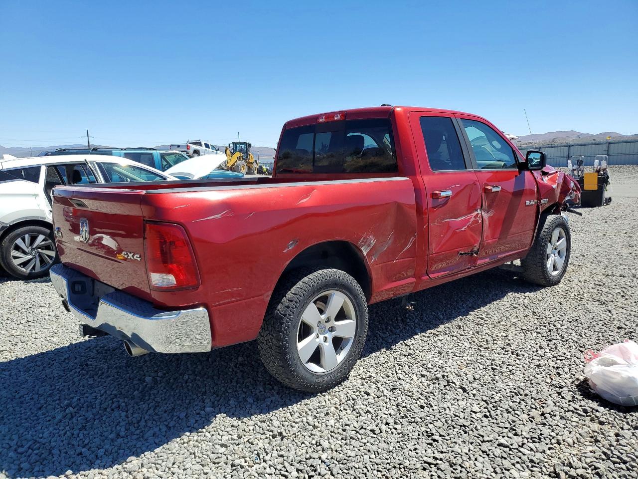 2010 Dodge Ram 1500 Red vin: 1D7RV1GT8AS211277