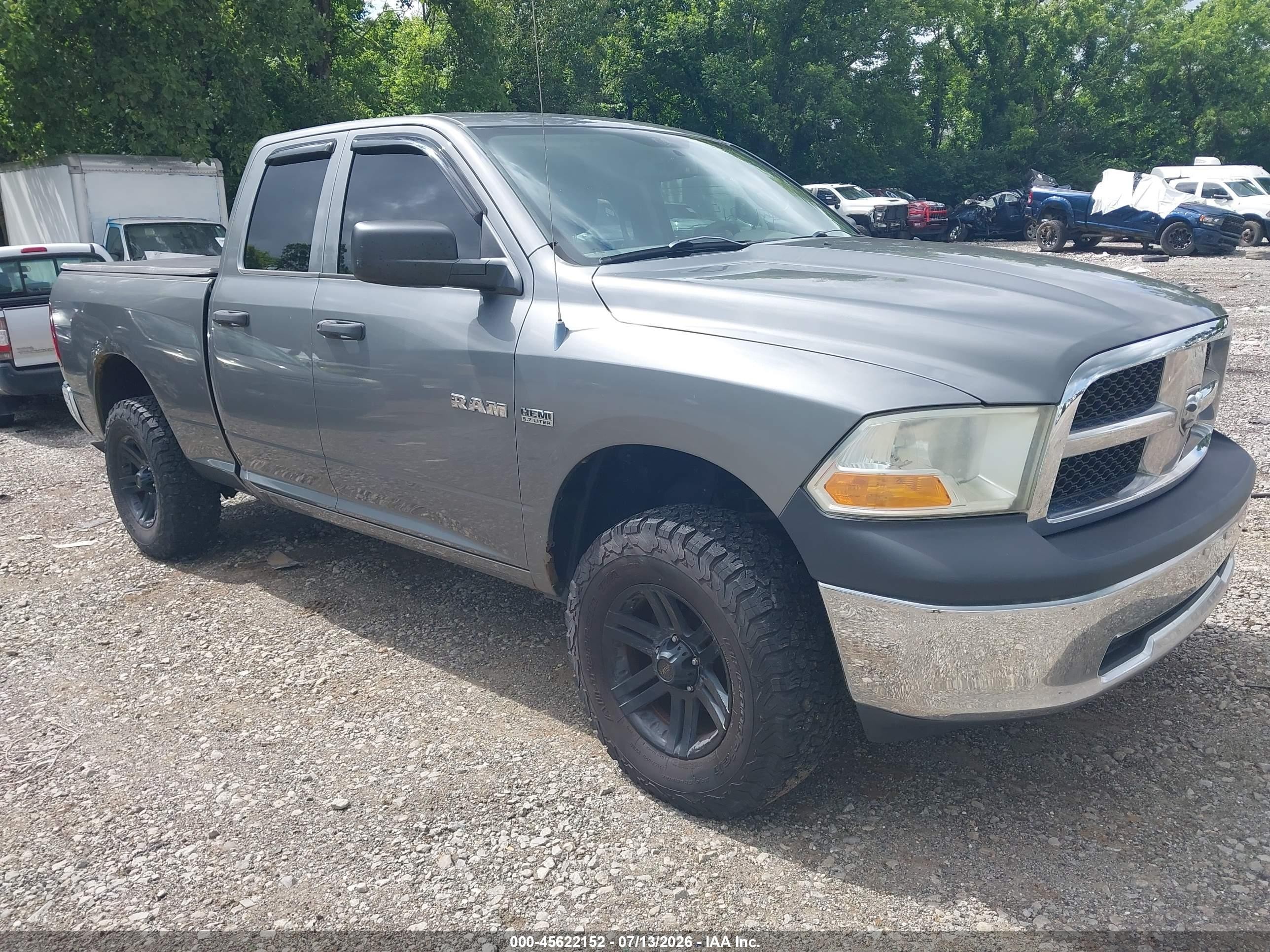2010 Dodge Ram 1500 St Gray vin: 1D7RV1GT8AS232131