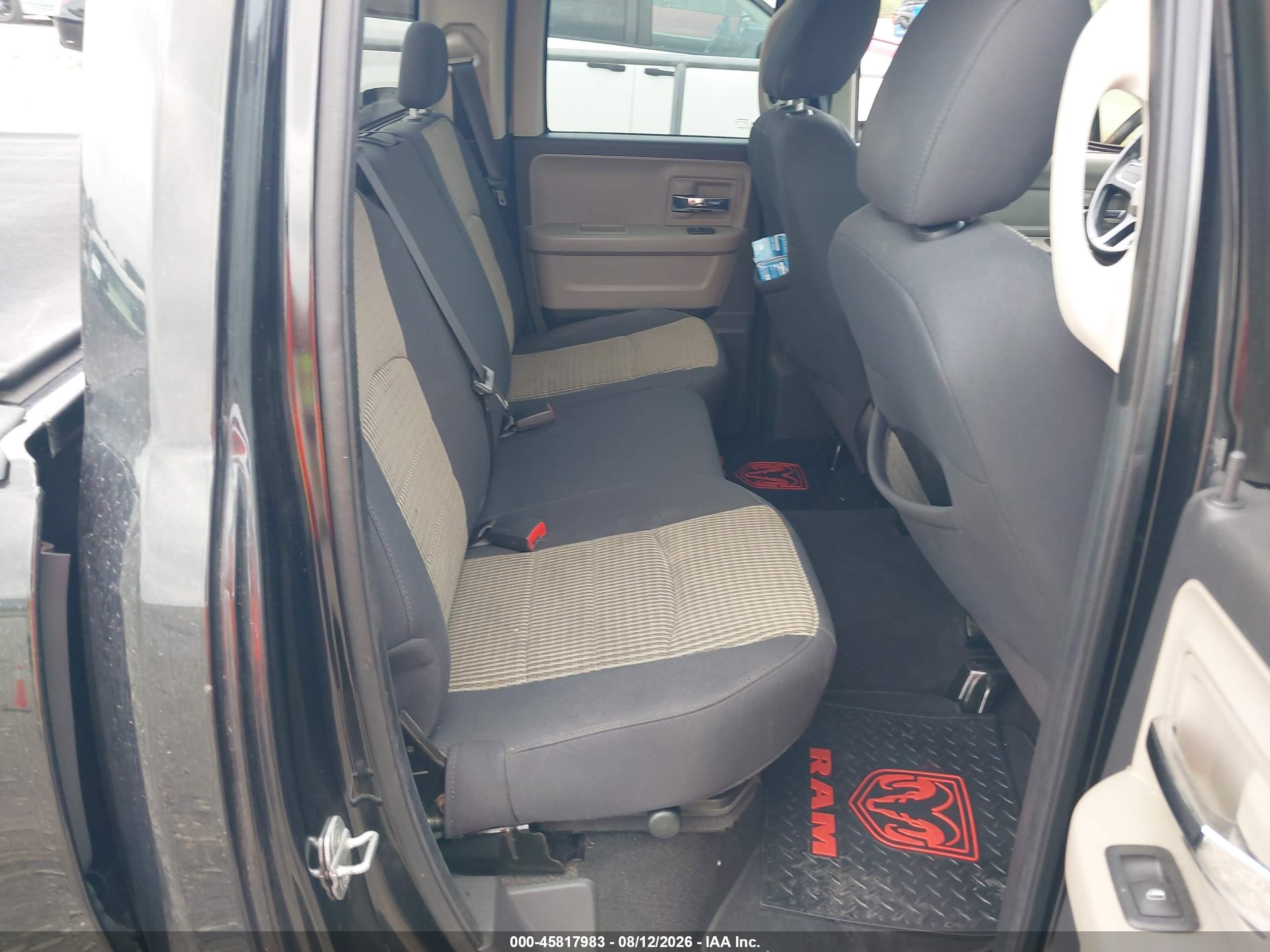 2010 Dodge Ram 1500 Slt/sport/trx Black vin: 1D7RV1GT8AS239161