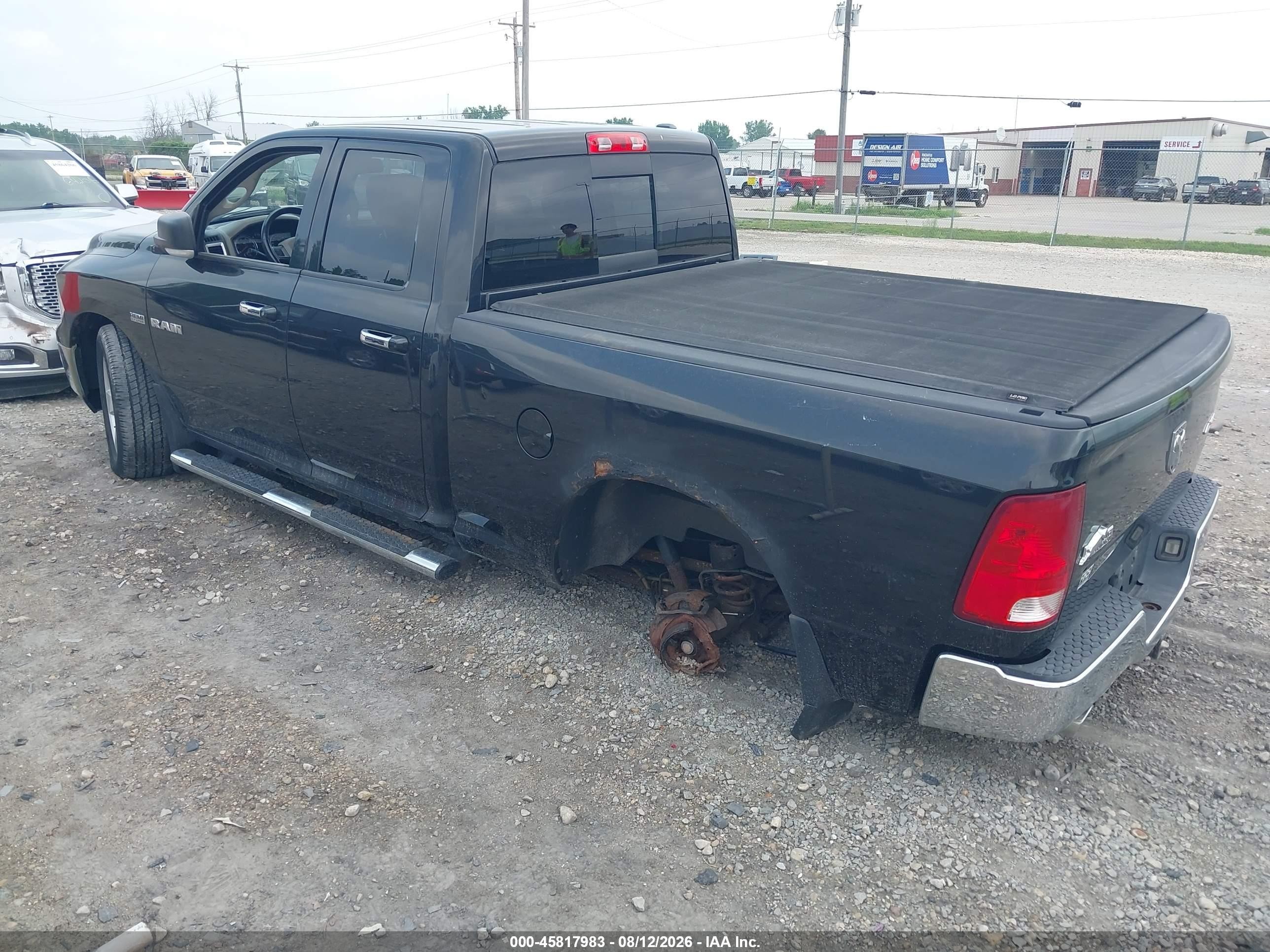 2010 Dodge Ram 1500 Slt/sport/trx Black vin: 1D7RV1GT8AS239161