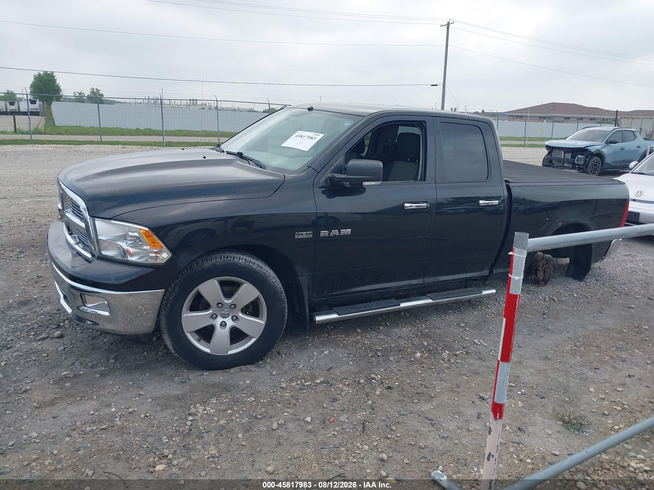 2010 Dodge Ram 1500 Slt/sport/trx Black vin: 1D7RV1GT8AS239161