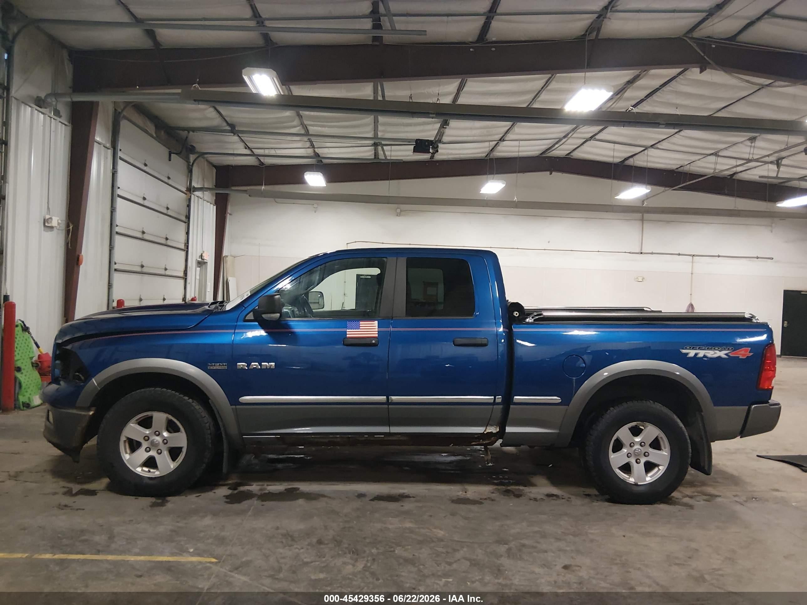 2010 Dodge Ram 1500 Slt/sport/trx Blue vin: 1D7RV1GT8AS257708