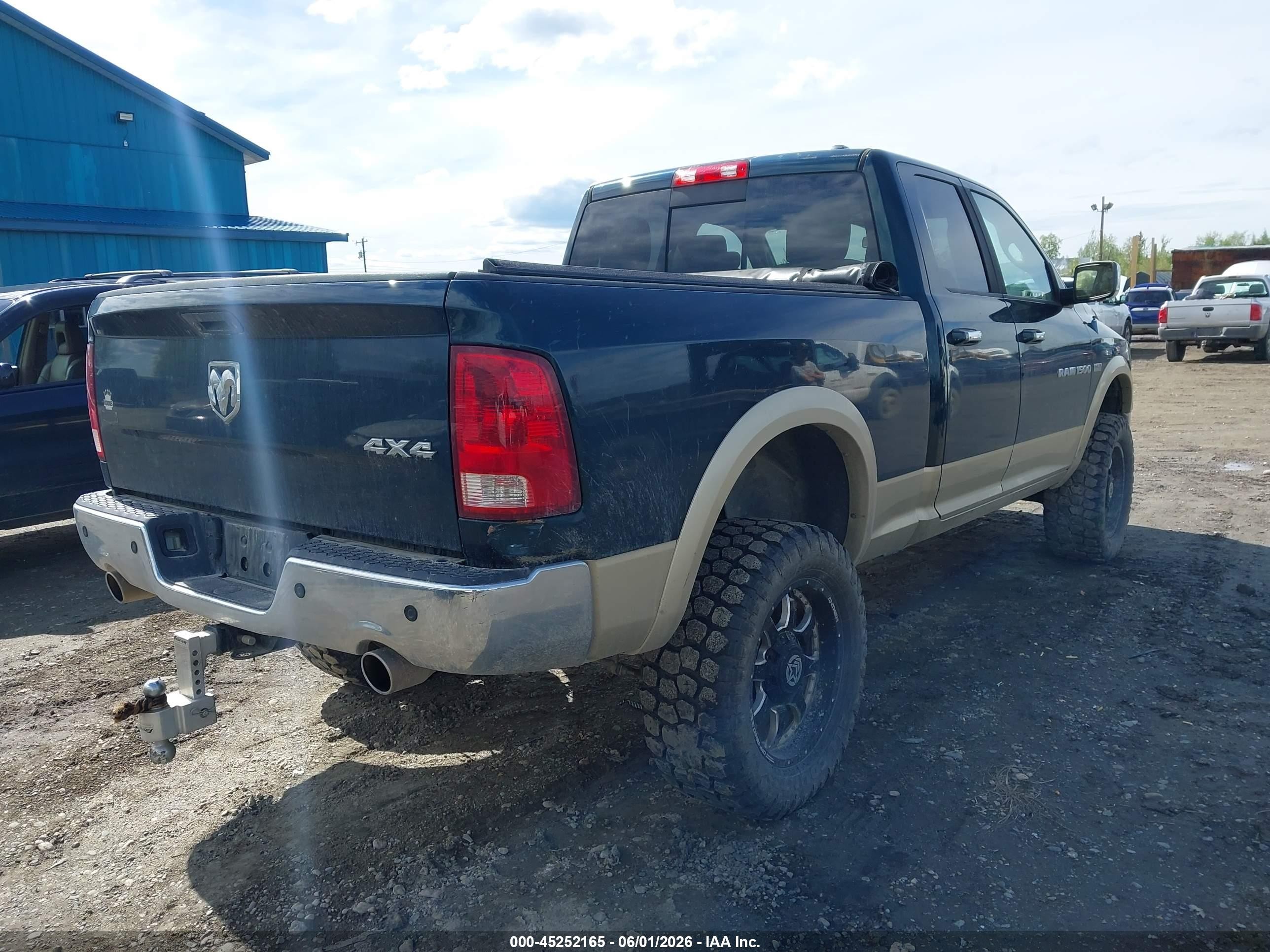 2011 Ram Ram 1500 Laramie Зеленый vin: 1D7RV1GT8BS548792