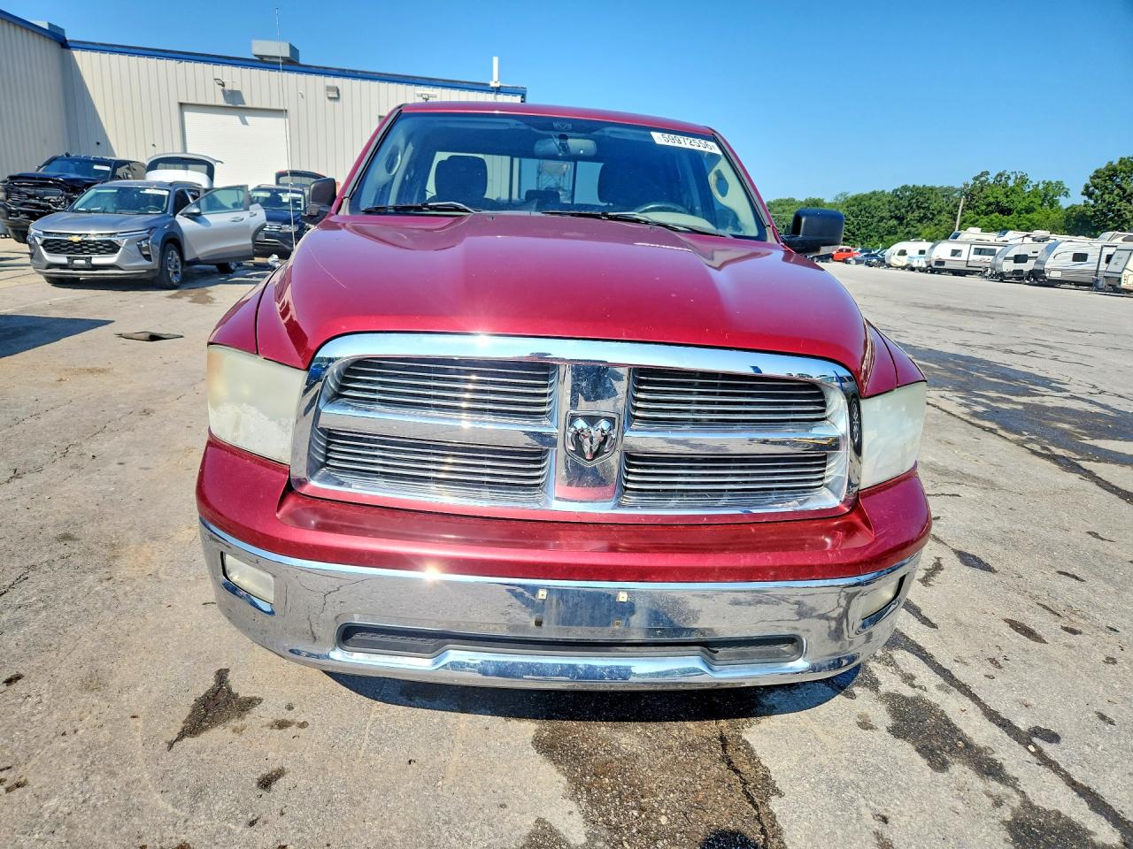 2011 Dodge Ram 1500 Red vin: 1D7RV1GT8BS600258