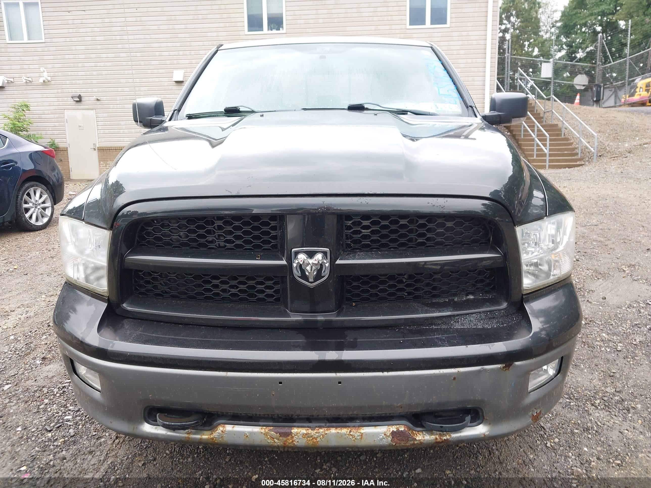 2011 Ram Ram 1500 Slt Black vin: 1D7RV1GT8BS645202