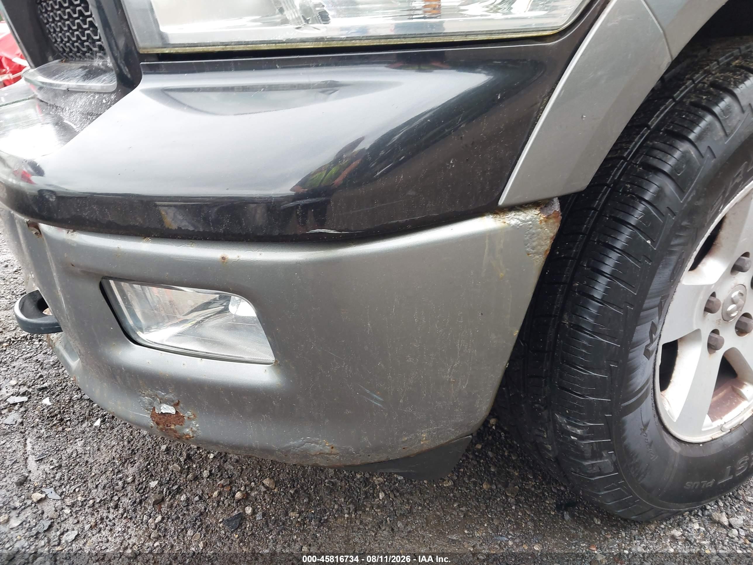 2011 Ram Ram 1500 Slt Black vin: 1D7RV1GT8BS645202