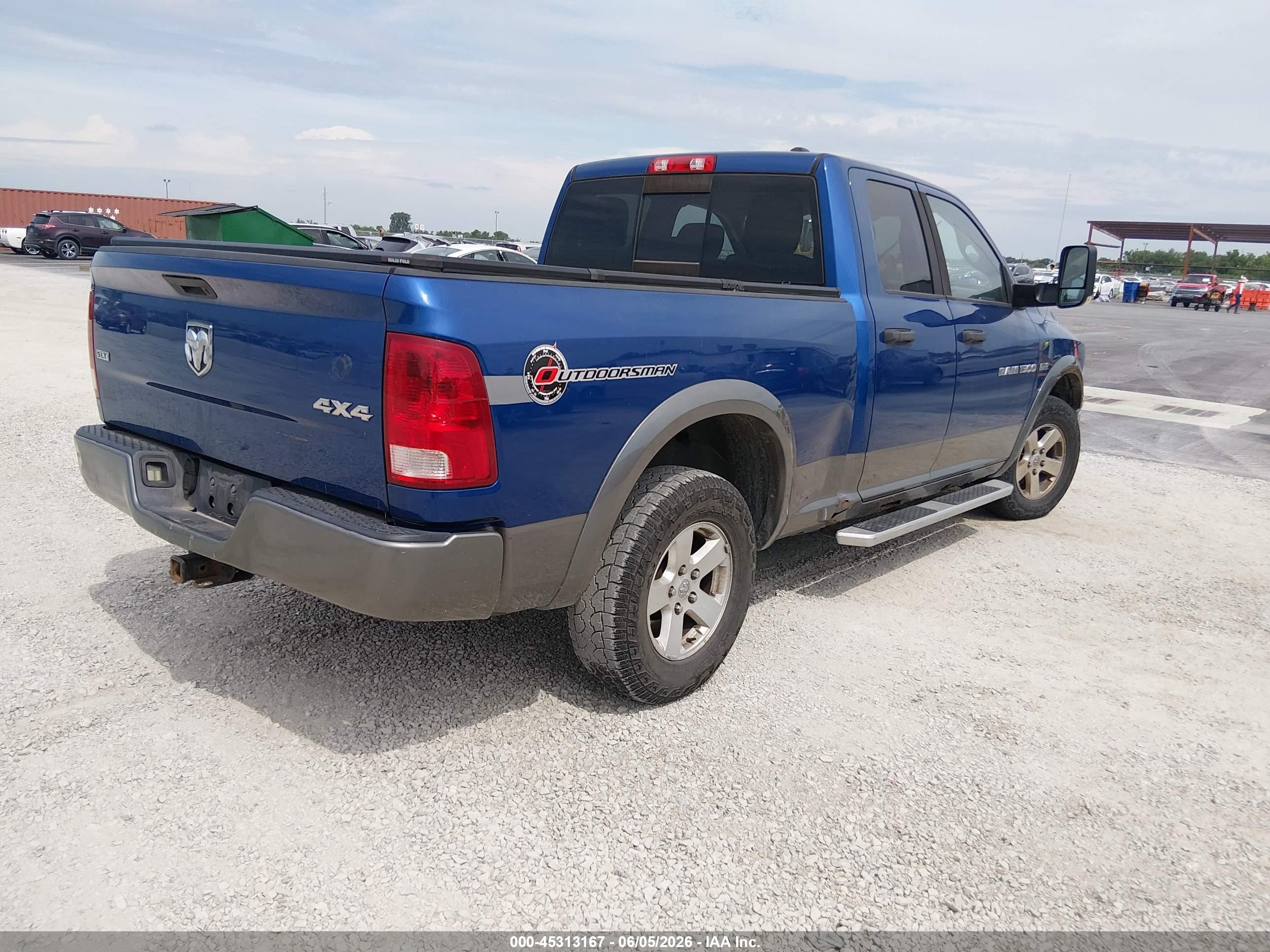 2011 Ram Ram 1500 Slt Blue vin: 1D7RV1GT8BS706368