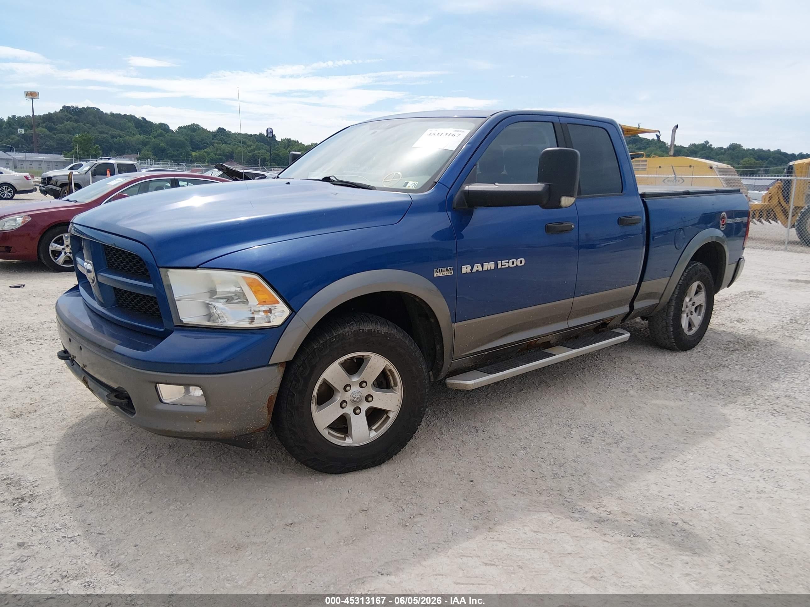 2011 Ram Ram 1500 Slt Blue vin: 1D7RV1GT8BS706368
