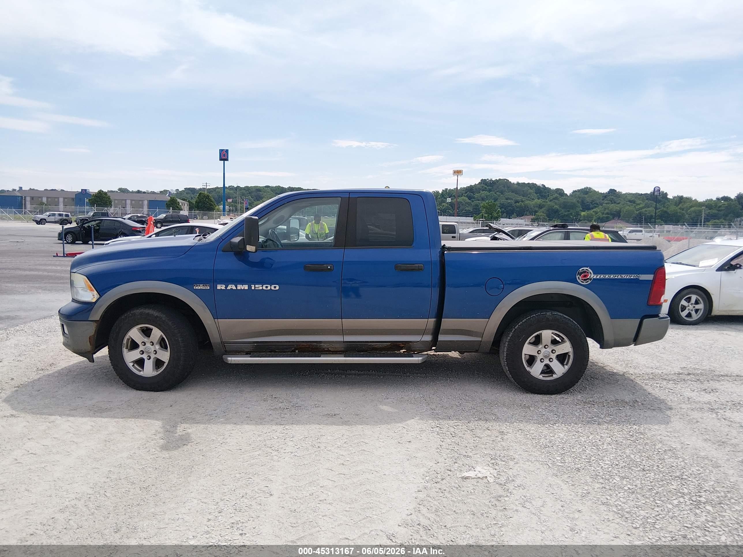 2011 Ram Ram 1500 Slt Blue vin: 1D7RV1GT8BS706368