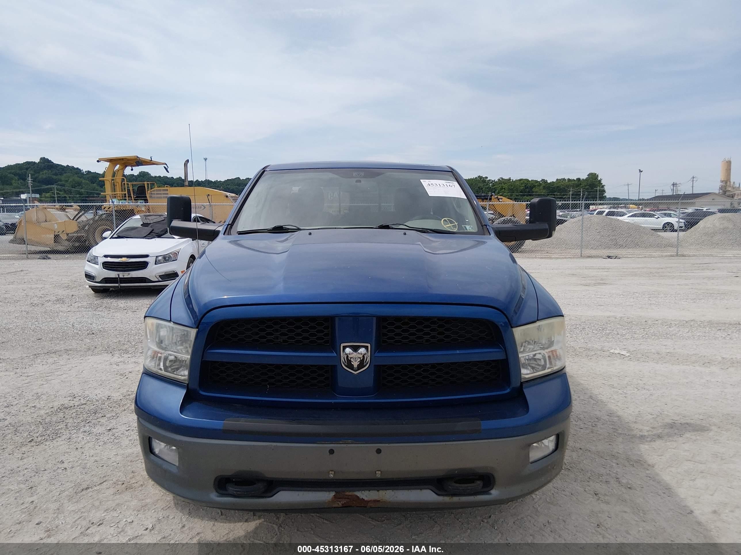2011 Ram Ram 1500 Slt Blue vin: 1D7RV1GT8BS706368