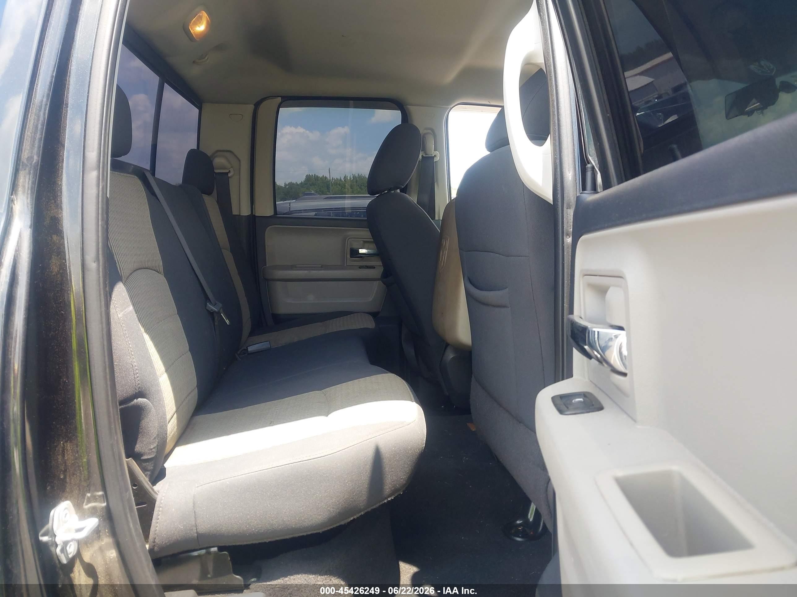 2010 Dodge Ram 1500 Slt/sport/trx Black vin: 1D7RV1GT9AS106568