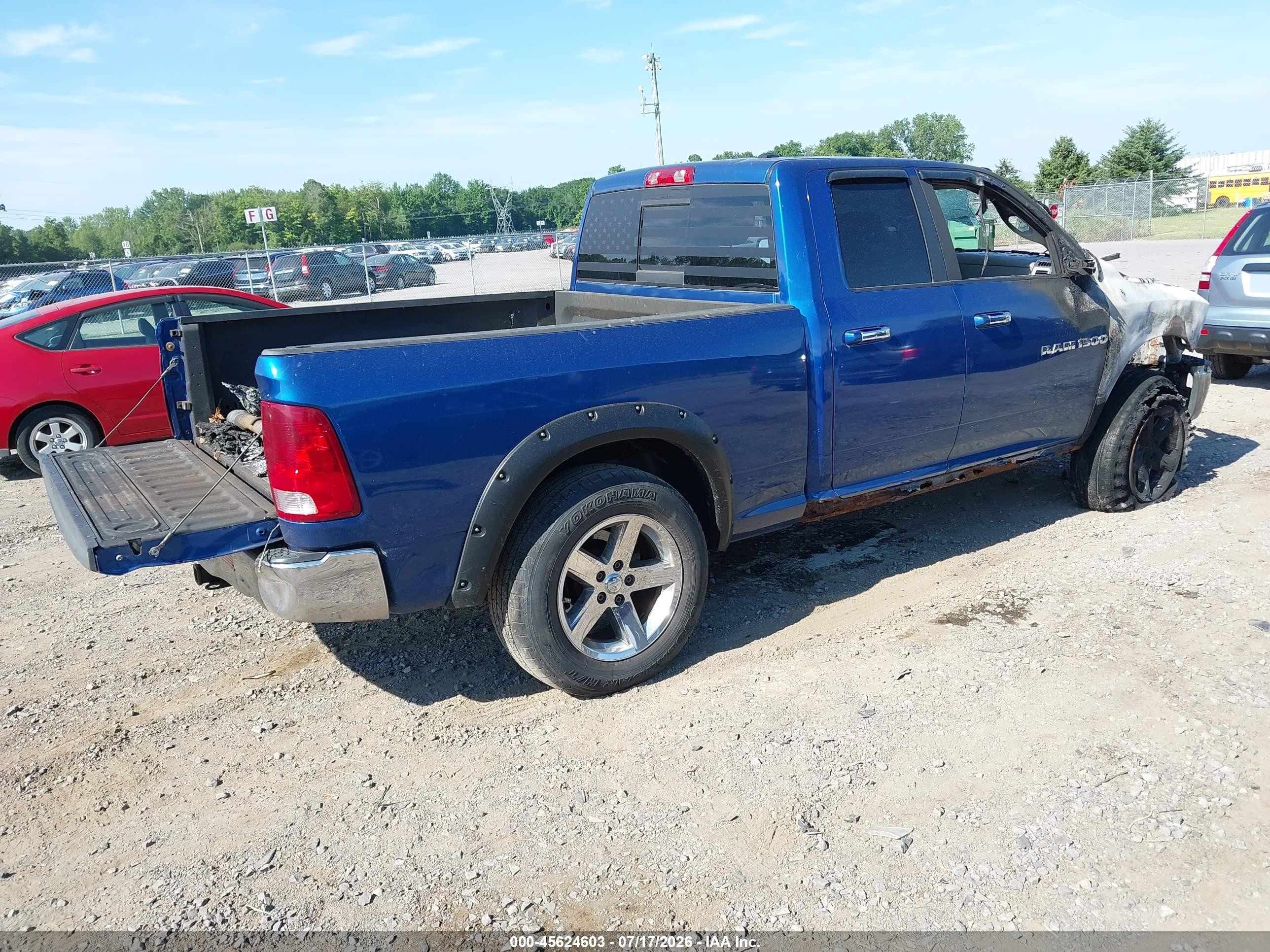 2011 Ram Ram 1500 Slt Blue vin: 1D7RV1GT9BS658556