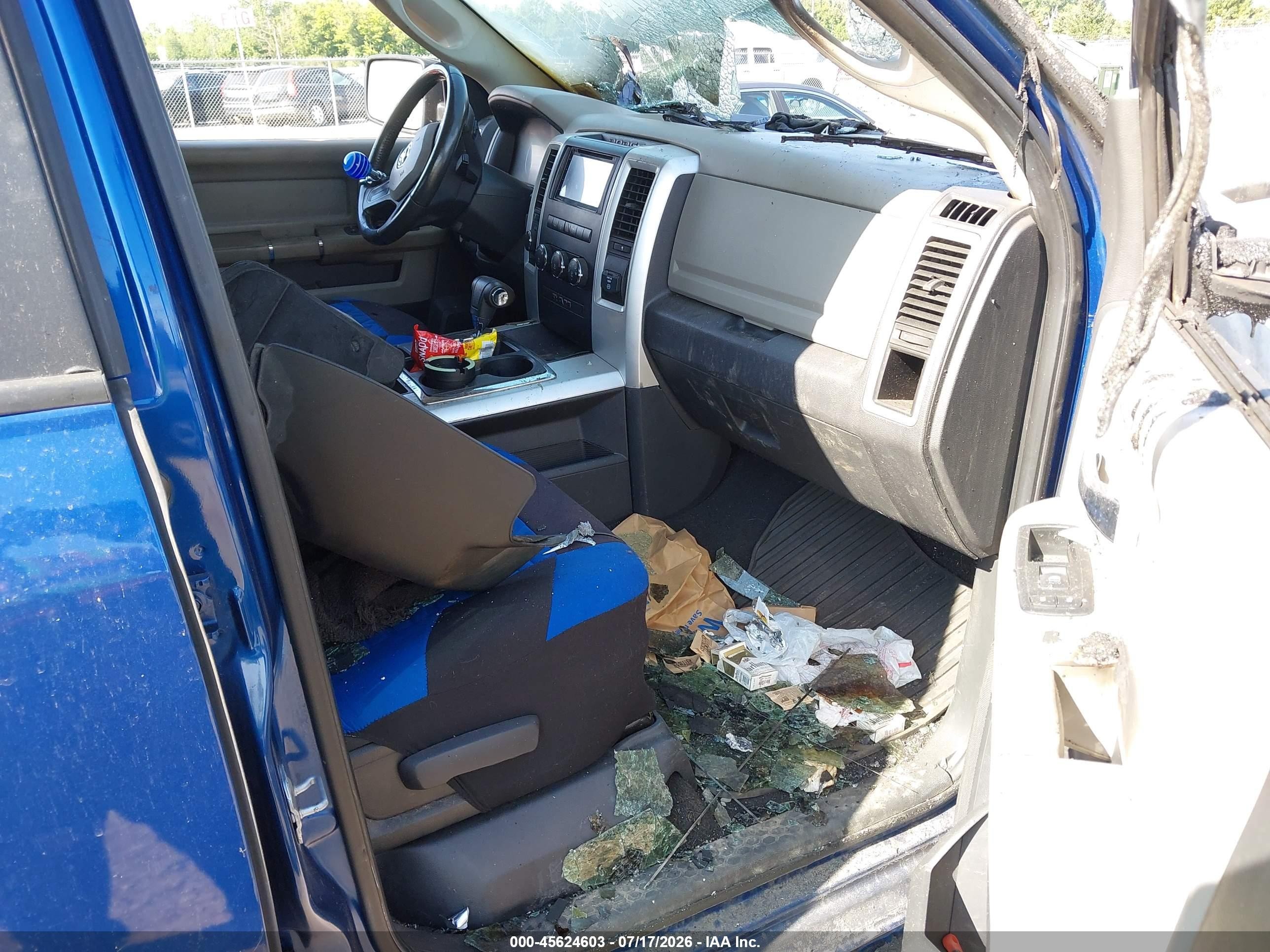 2011 Ram Ram 1500 Slt Blue vin: 1D7RV1GT9BS658556