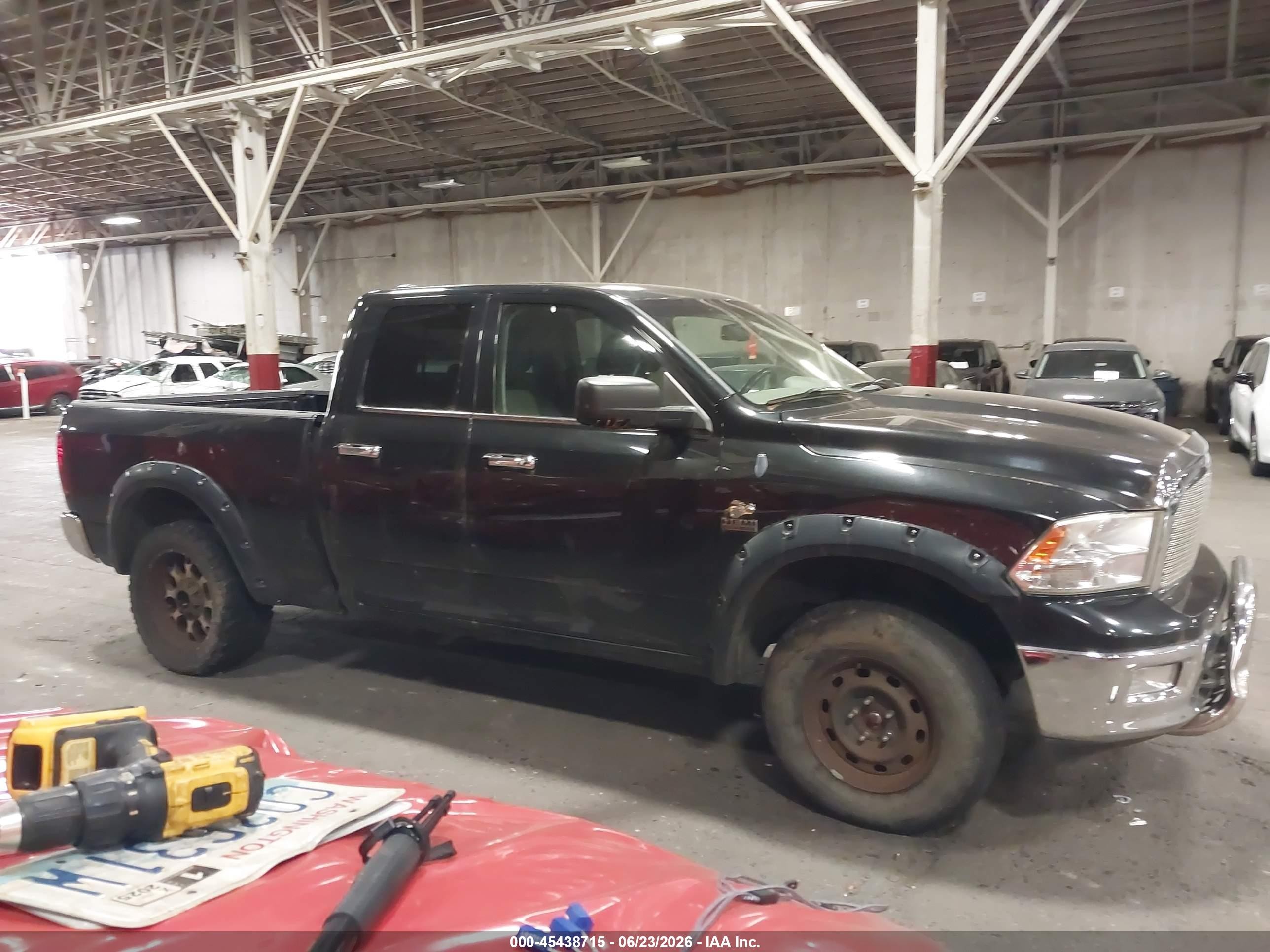 2011 Ram Ram 1500 Slt Black vin: 1D7RV1GT9BS664390
