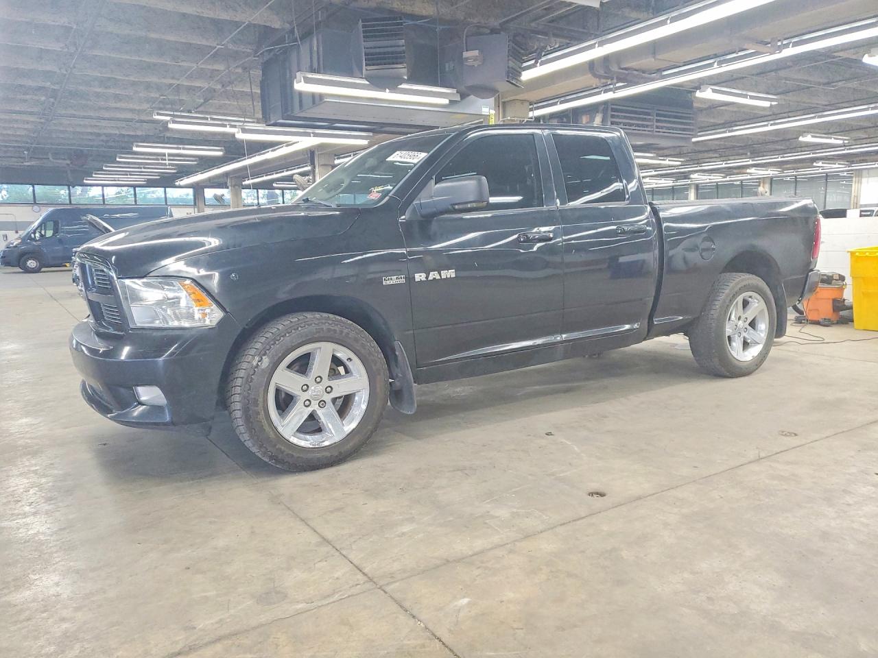 2010 Dodge Ram 1500 Black vin: 1D7RV1GTXAS240540