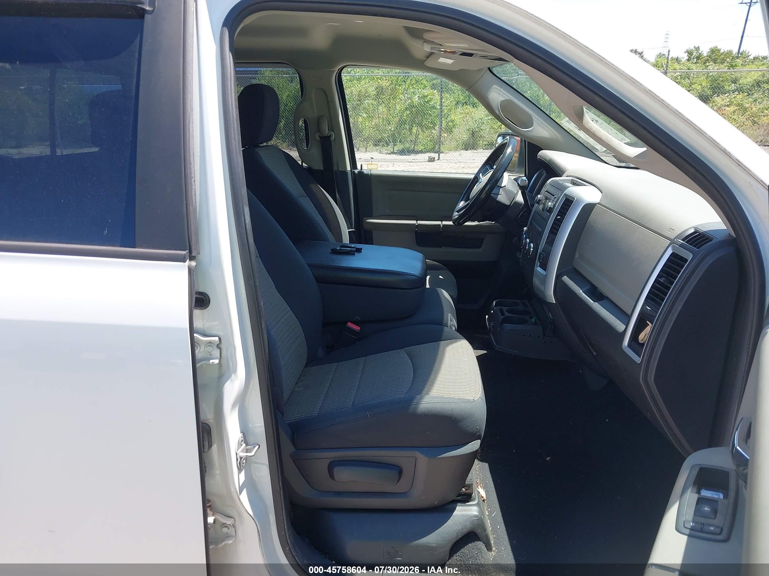 2010 Dodge Ram 1500 Slt/sport/trx White vin: 1D7RV1GTXAS261565