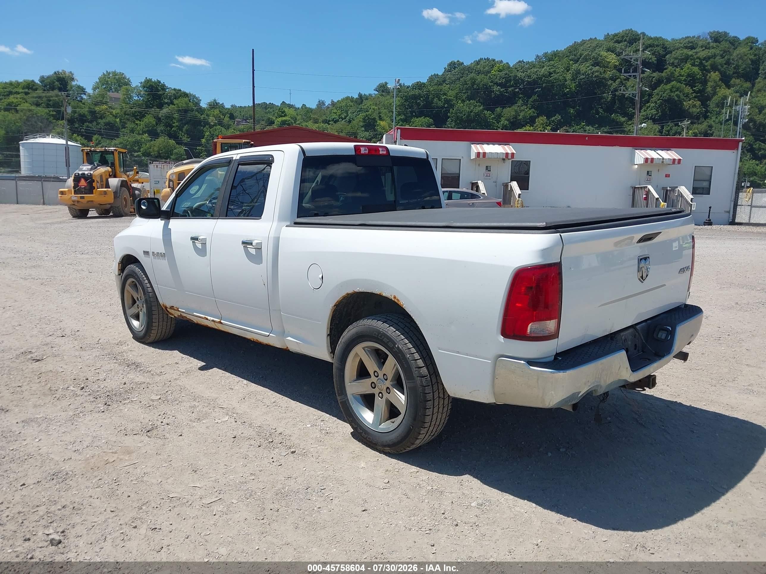 2010 Dodge Ram 1500 Slt/sport/trx White vin: 1D7RV1GTXAS261565