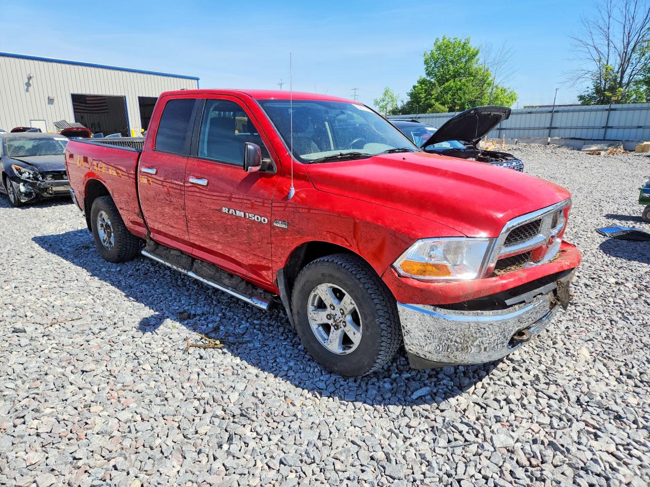2011 Dodge Ram 1500 Red vin: 1D7RV1GTXBS509170