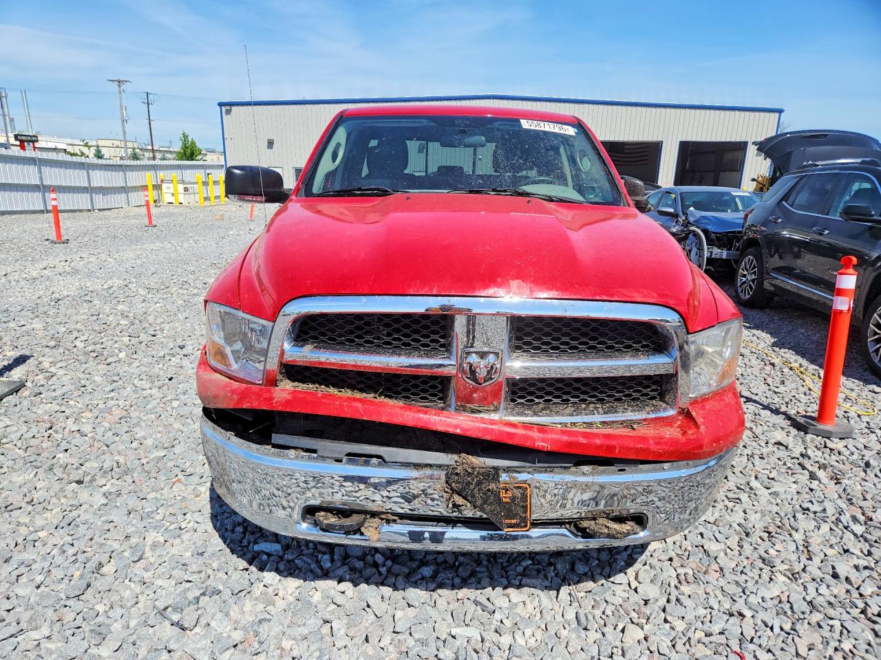 2011 Dodge Ram 1500 Red vin: 1D7RV1GTXBS509170