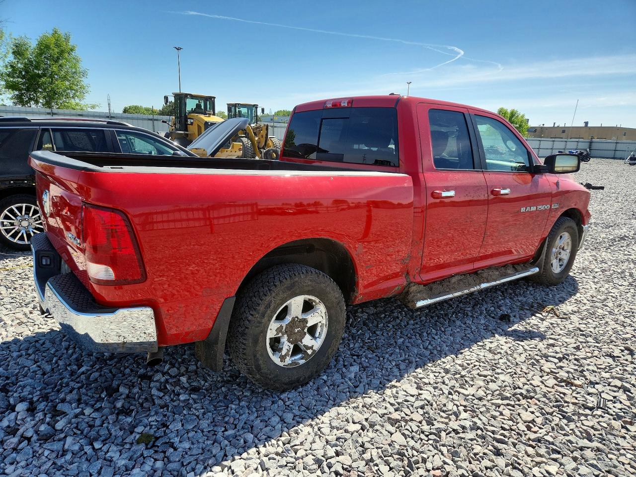 2011 Dodge Ram 1500 Red vin: 1D7RV1GTXBS509170