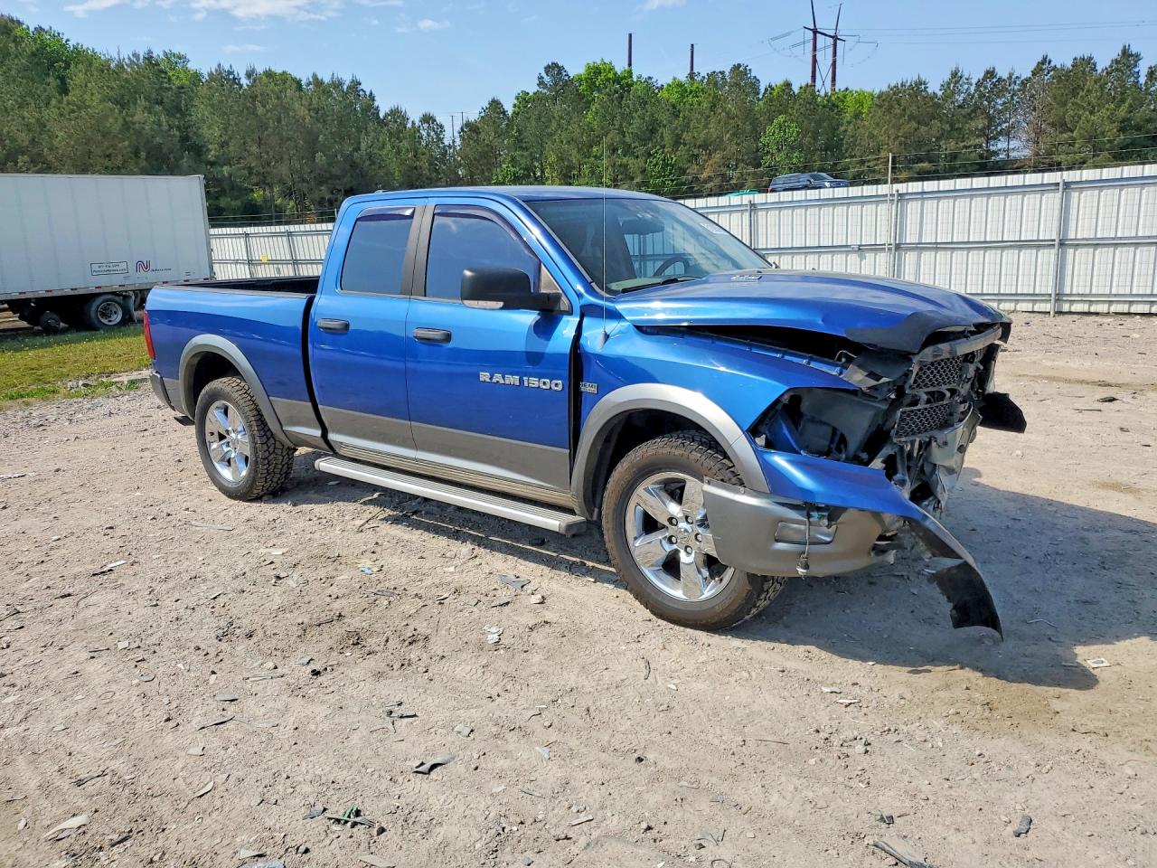 2011 Dodge Ram 1500 Синий vin: 1D7RV1GTXBS613450