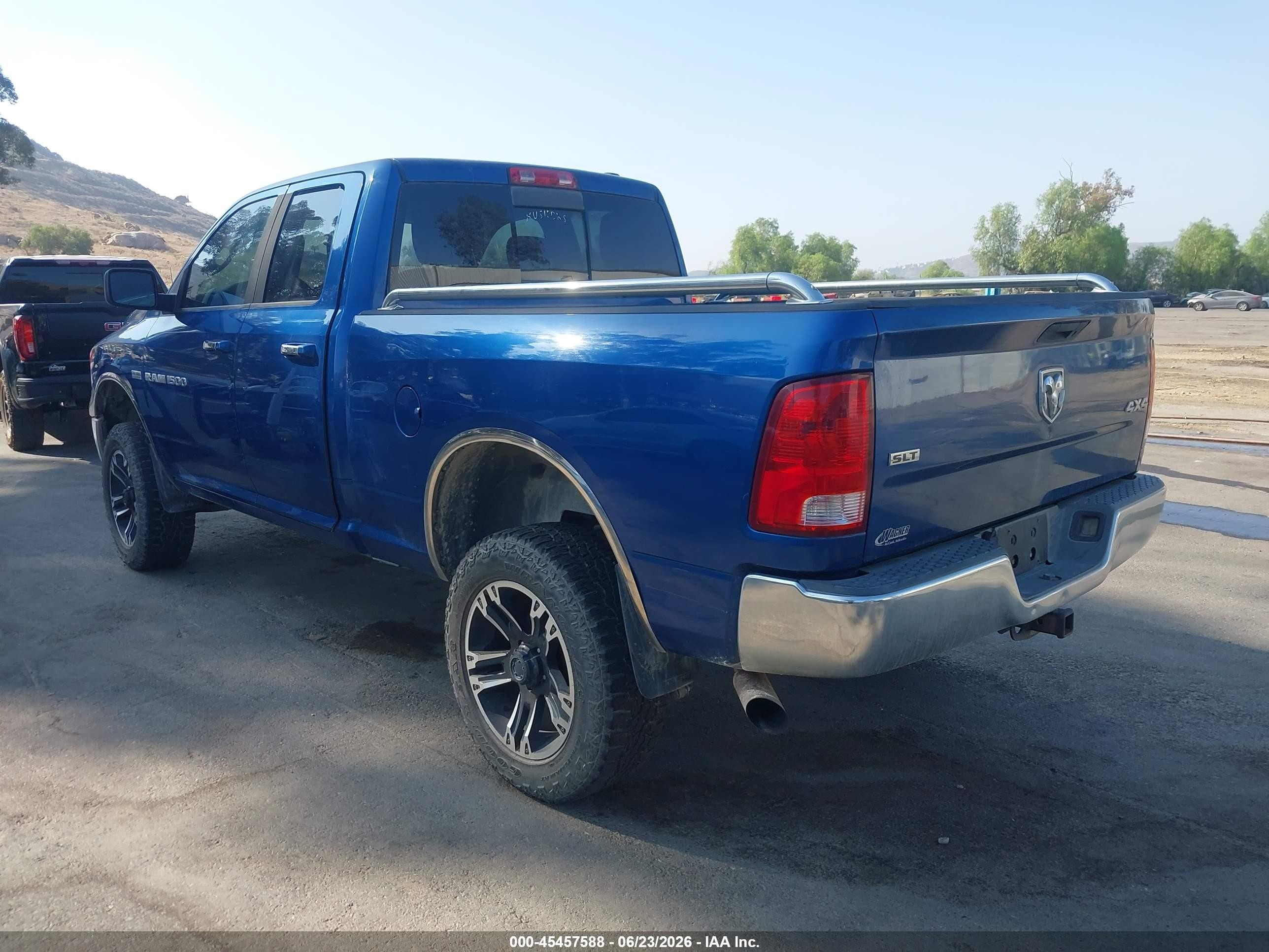 2011 Ram Ram 1500 Slt Blue vin: 1D7RV1GTXBS624495