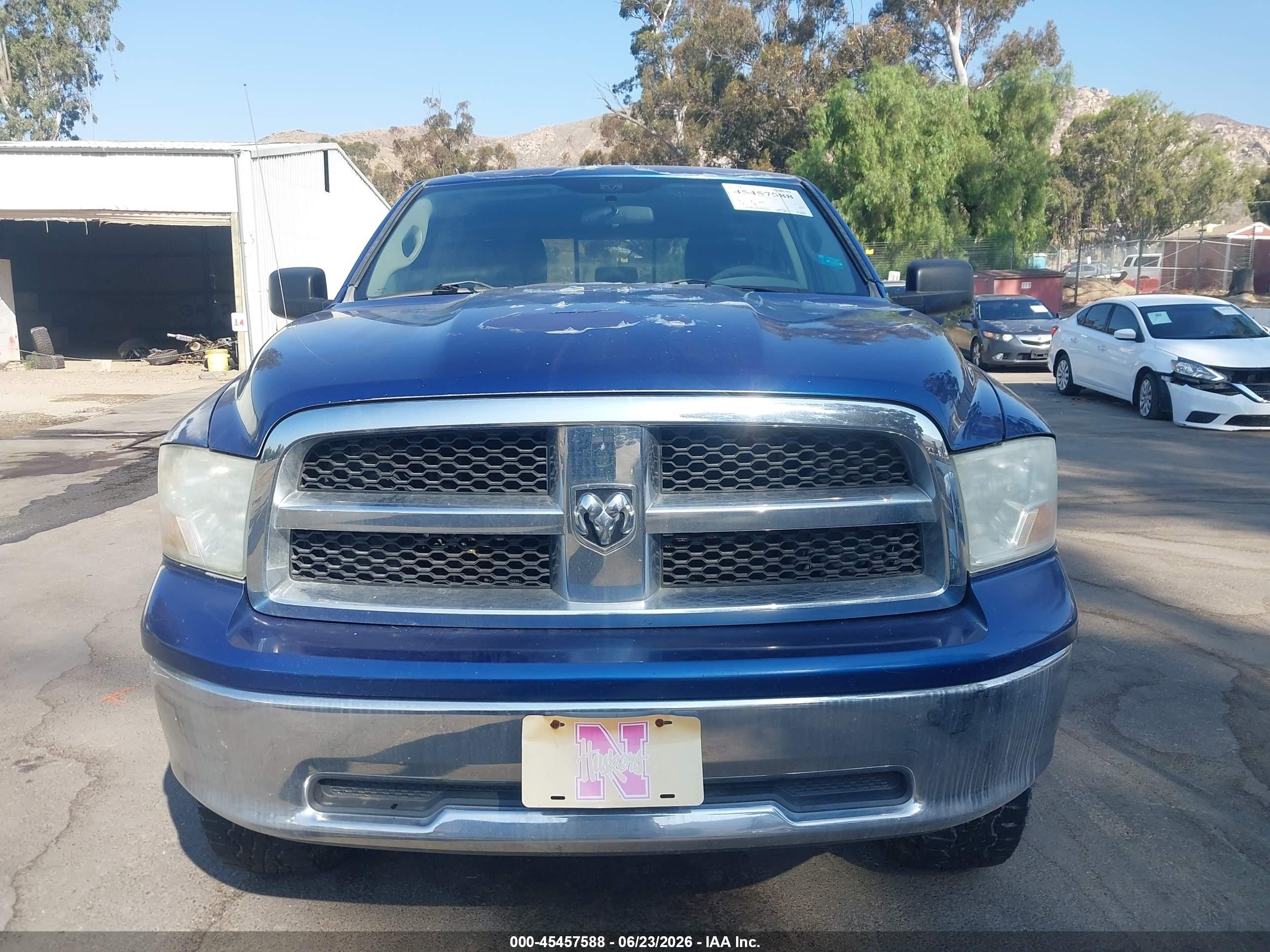 2011 Ram Ram 1500 Slt Blue vin: 1D7RV1GTXBS624495