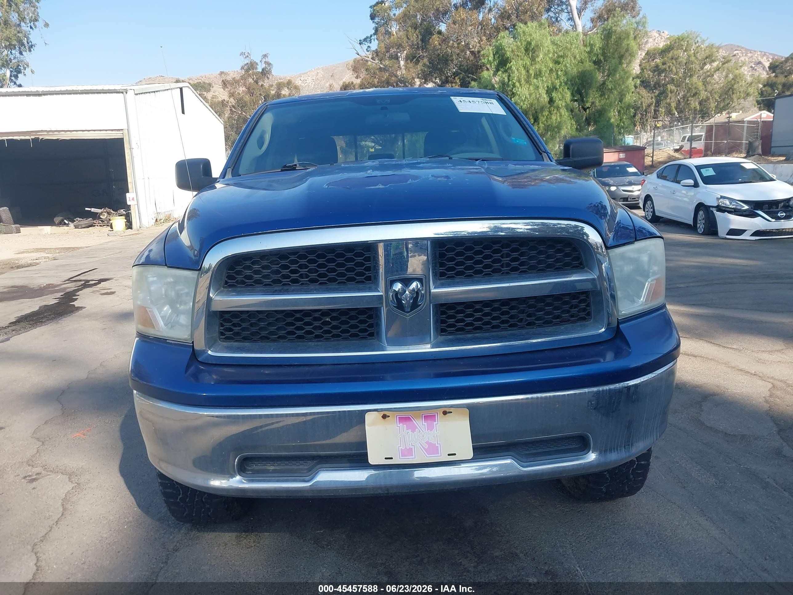 2011 Ram Ram 1500 Slt Blue vin: 1D7RV1GTXBS624495