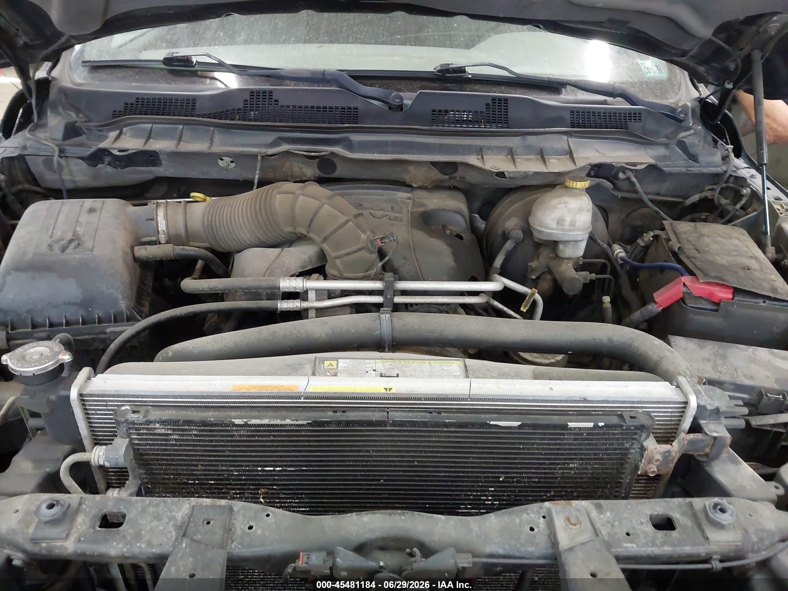 2011 Ram Ram 1500 Slt Черный vin: 1D7RV1GTXBS644486