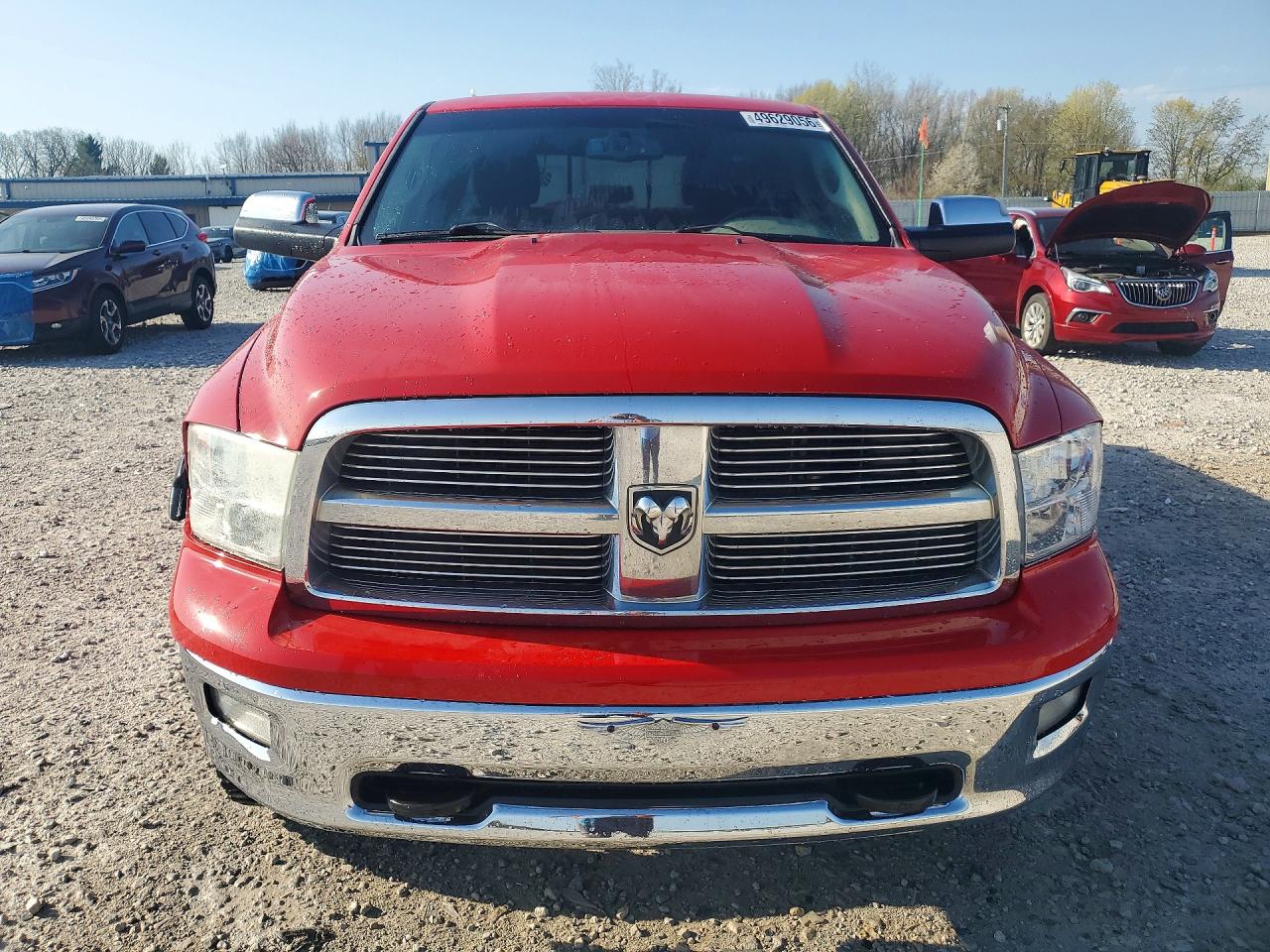 2011 Dodge Ram 1500 Red vin: 1D7RV1GTXBS658159