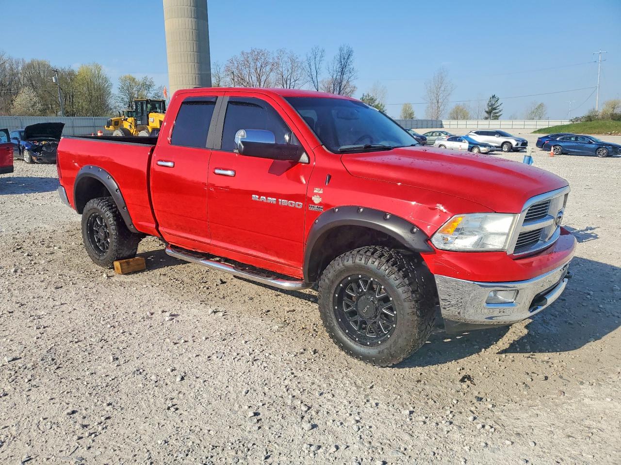 2011 Dodge Ram 1500 Red vin: 1D7RV1GTXBS658159