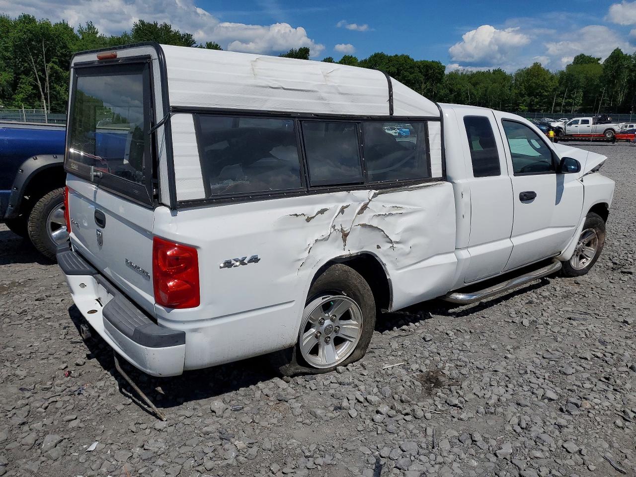 2011 Dodge Dakota St White vin: 1D7RW2BK2BS521377