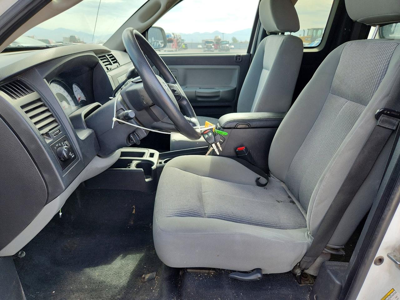2010 Dodge Dakota Sxt White vin: 1D7RW3BKXAS225429