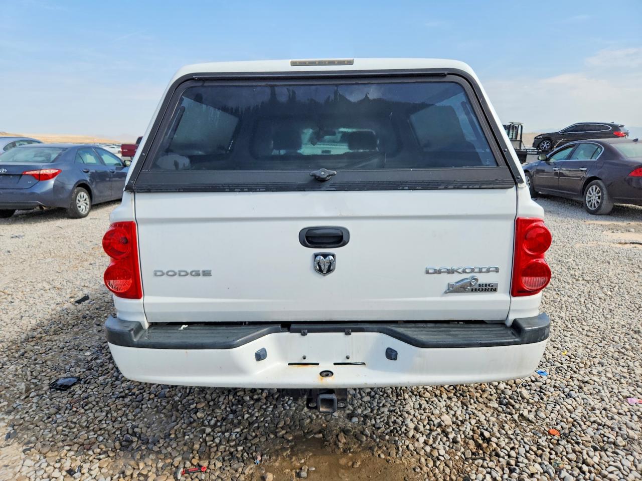 2010 Dodge Dakota Sxt White vin: 1D7RW3BKXAS225429