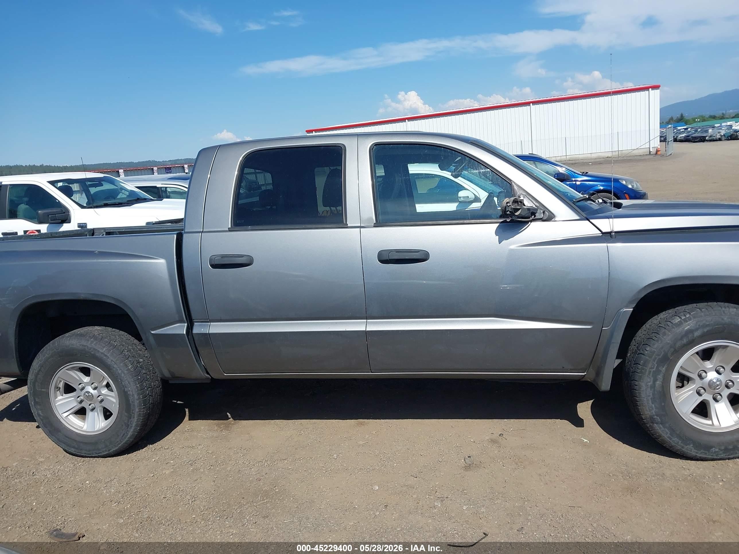 2011 Ram Dakota Sxt Gray vin: 1D7RW3GK3BS504599