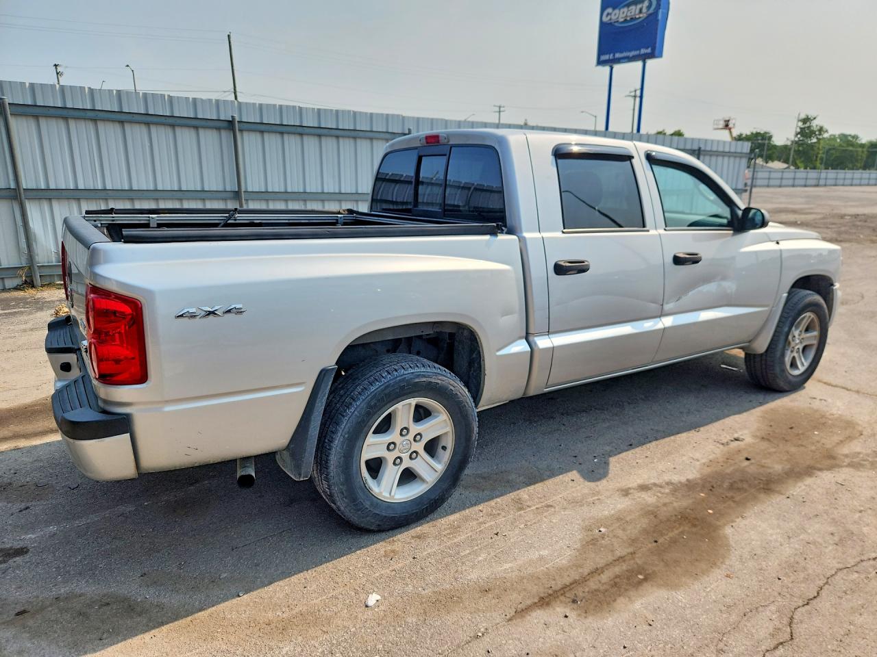 2011 Dodge Dakota Slt Silver vin: 1D7RW3GK3BS596376
