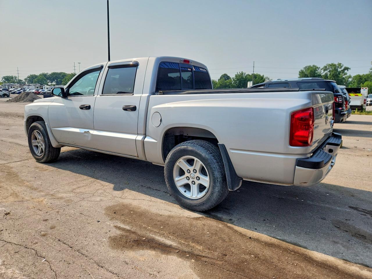 2011 Dodge Dakota Slt Silver vin: 1D7RW3GK3BS596376