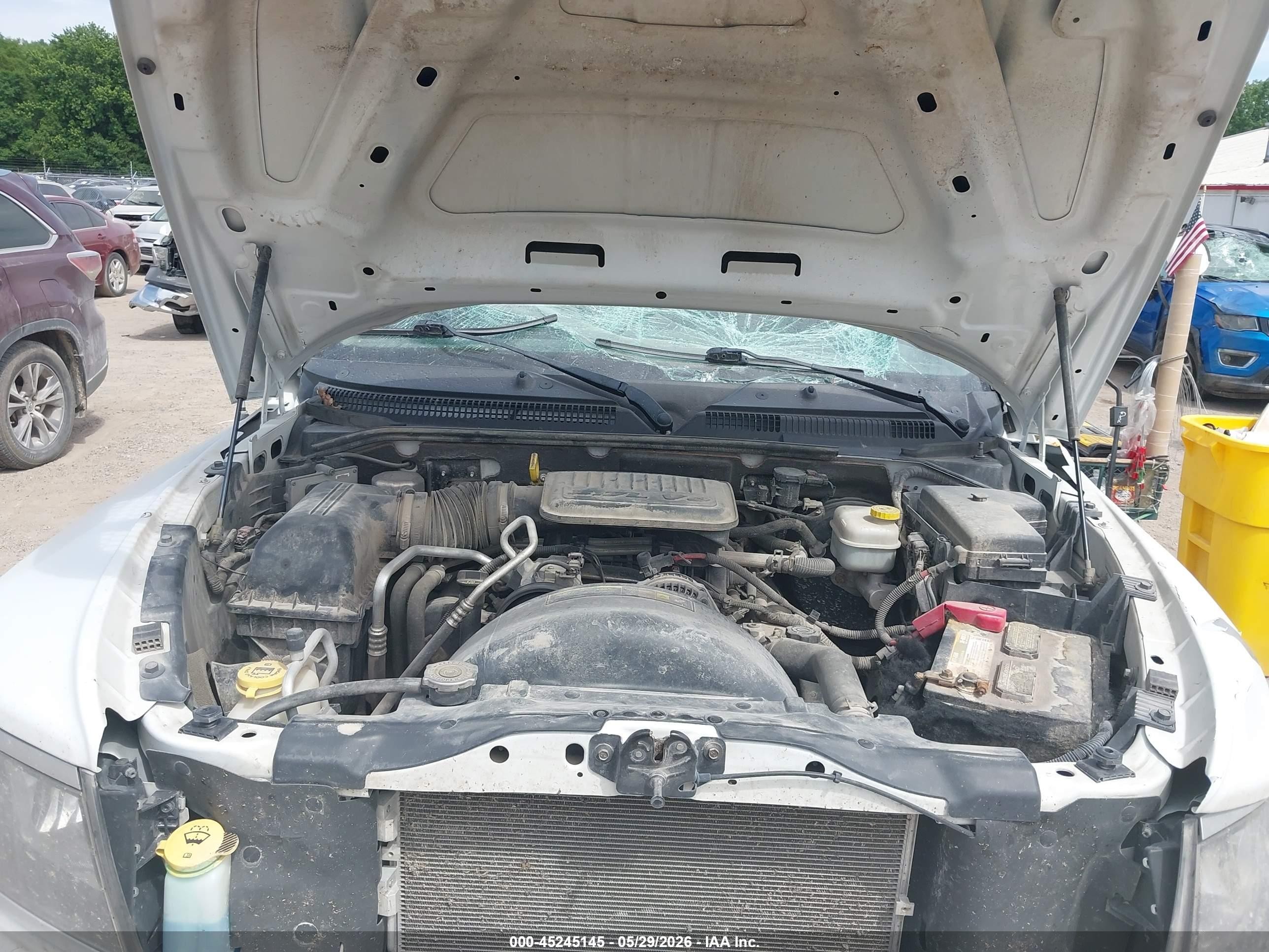 2011 Ram Dakota Bighorn/lonestar Белый vin: 1D7RW3GK3BS661730