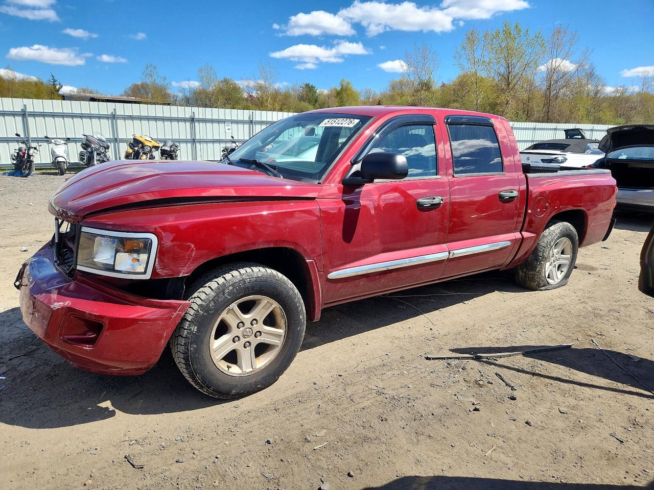 2011 Dodge Dakota Slt Red vin: 1D7RW3GK4BS620071