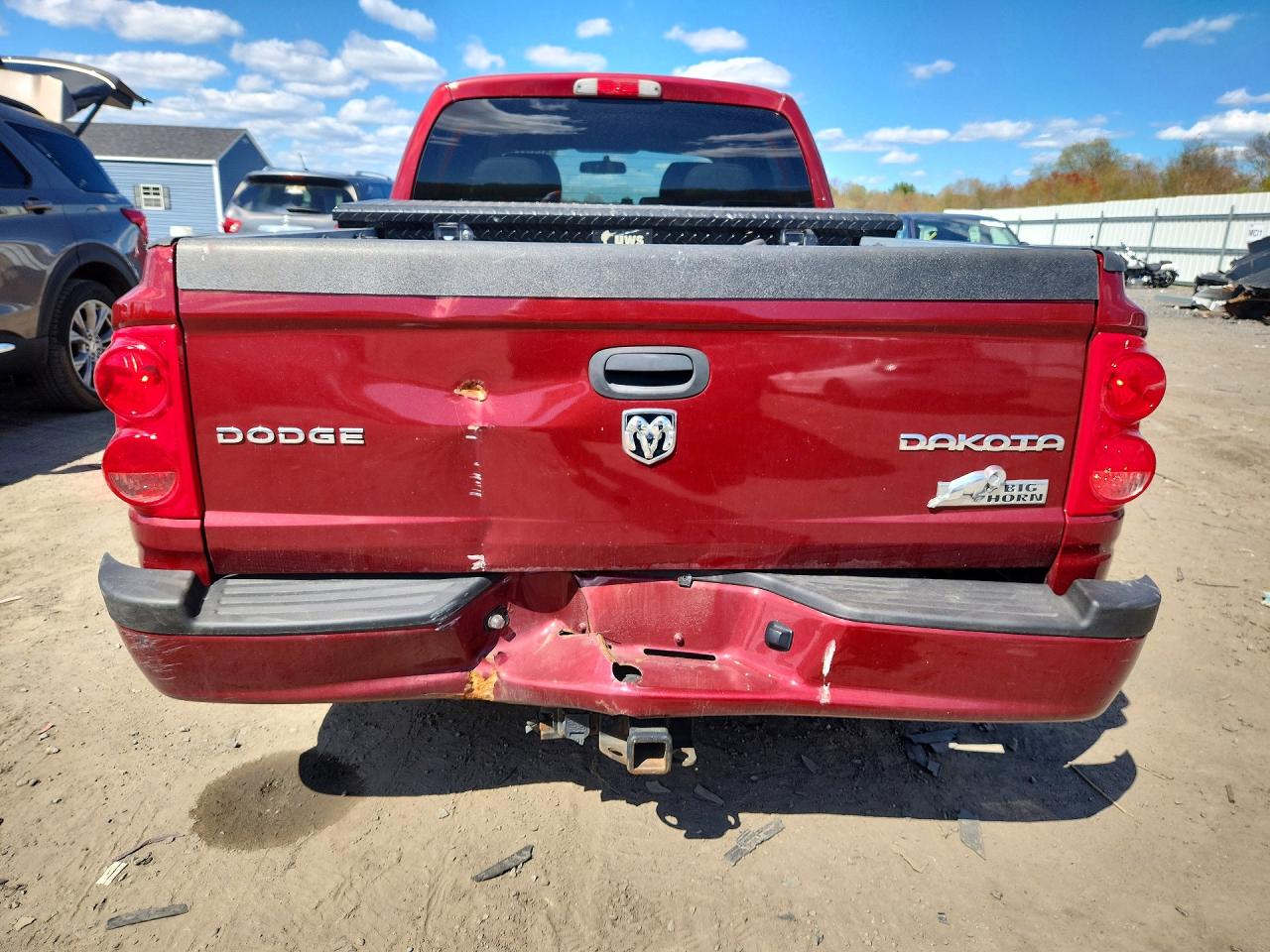 2011 Dodge Dakota Slt Red vin: 1D7RW3GK4BS620071
