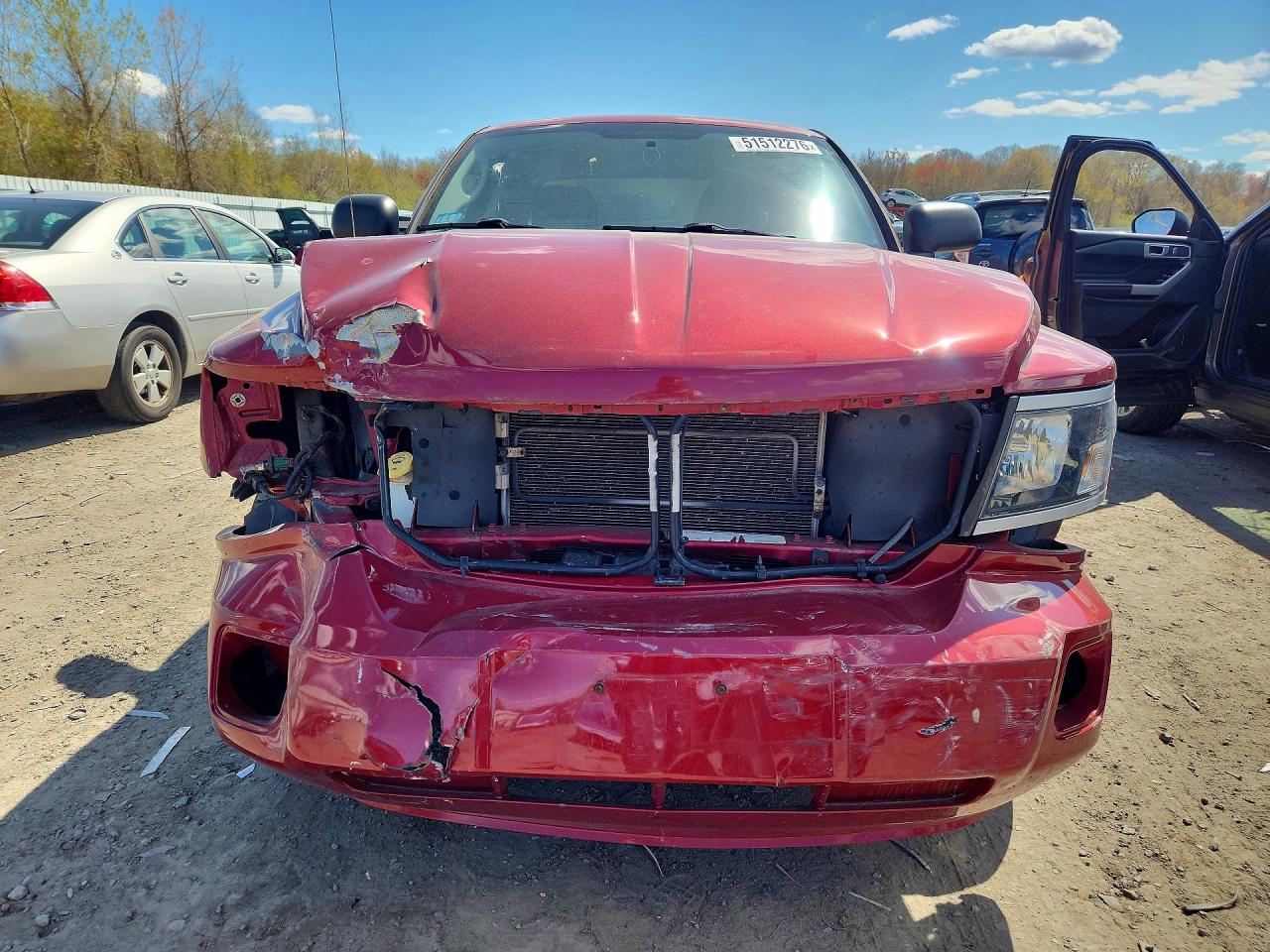 2011 Dodge Dakota Slt Red vin: 1D7RW3GK4BS620071