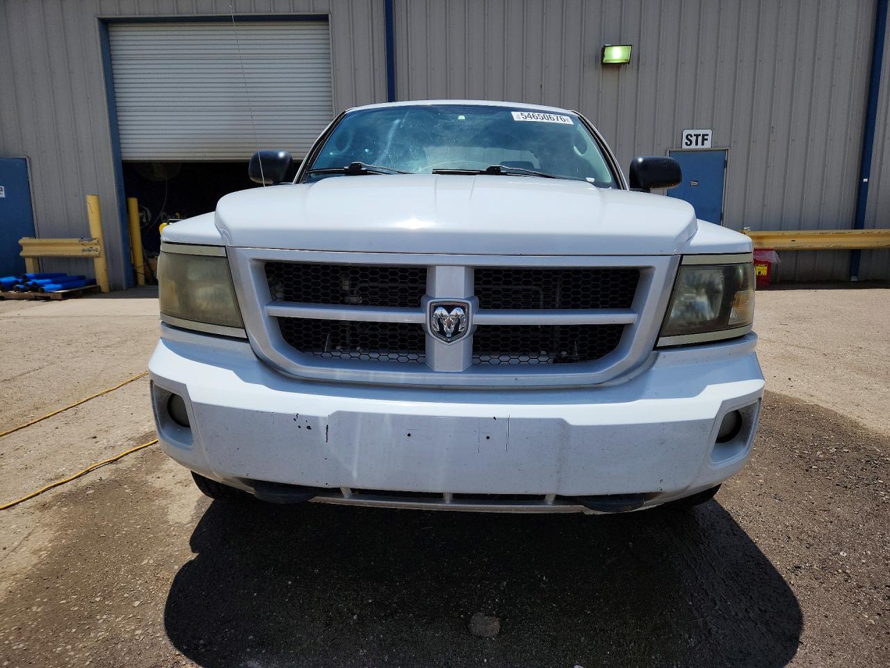 2010 Dodge Dakota Sxt White vin: 1D7RW3GK6AS223377