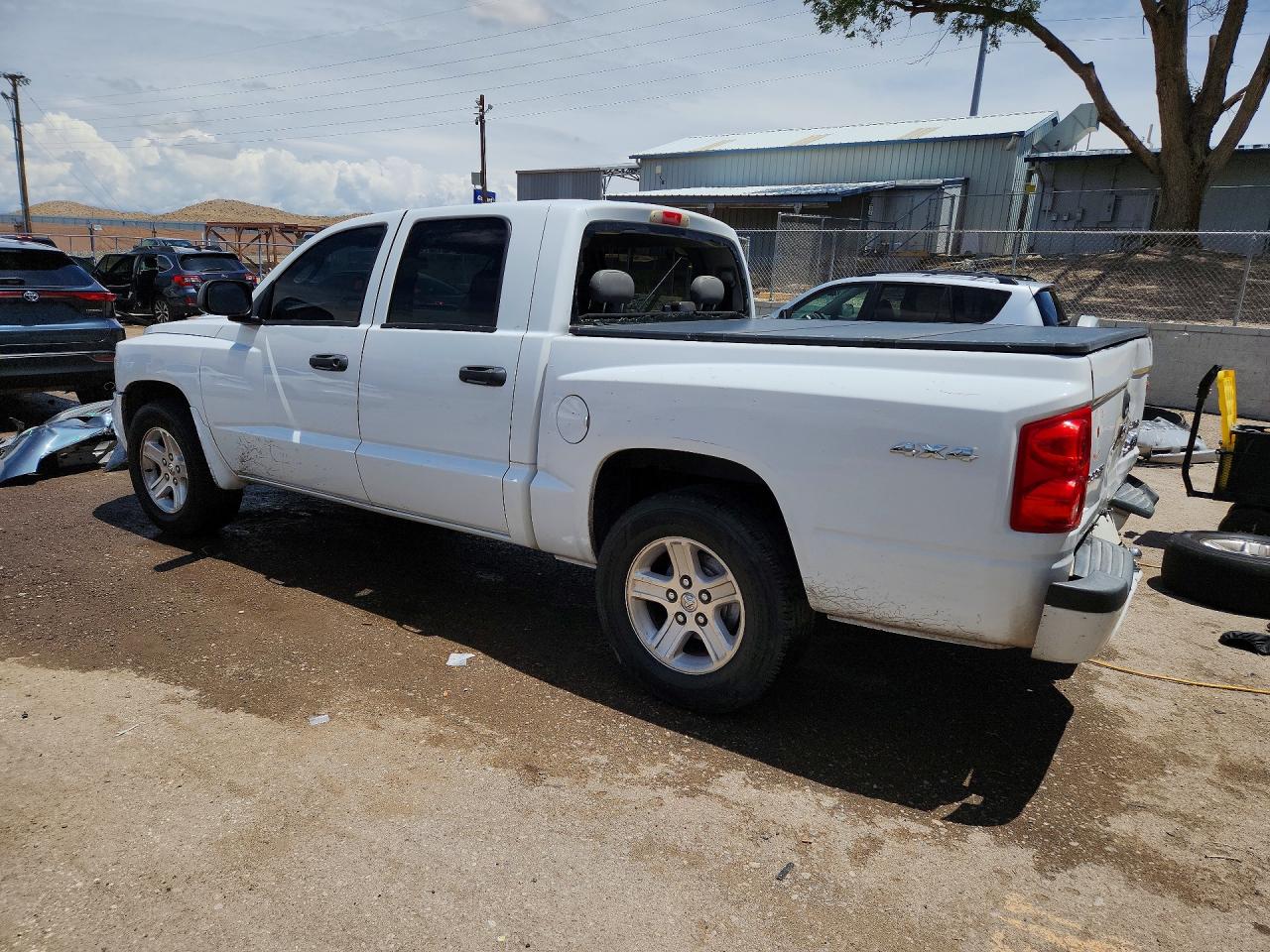 2010 Dodge Dakota Sxt White vin: 1D7RW3GK6AS223377
