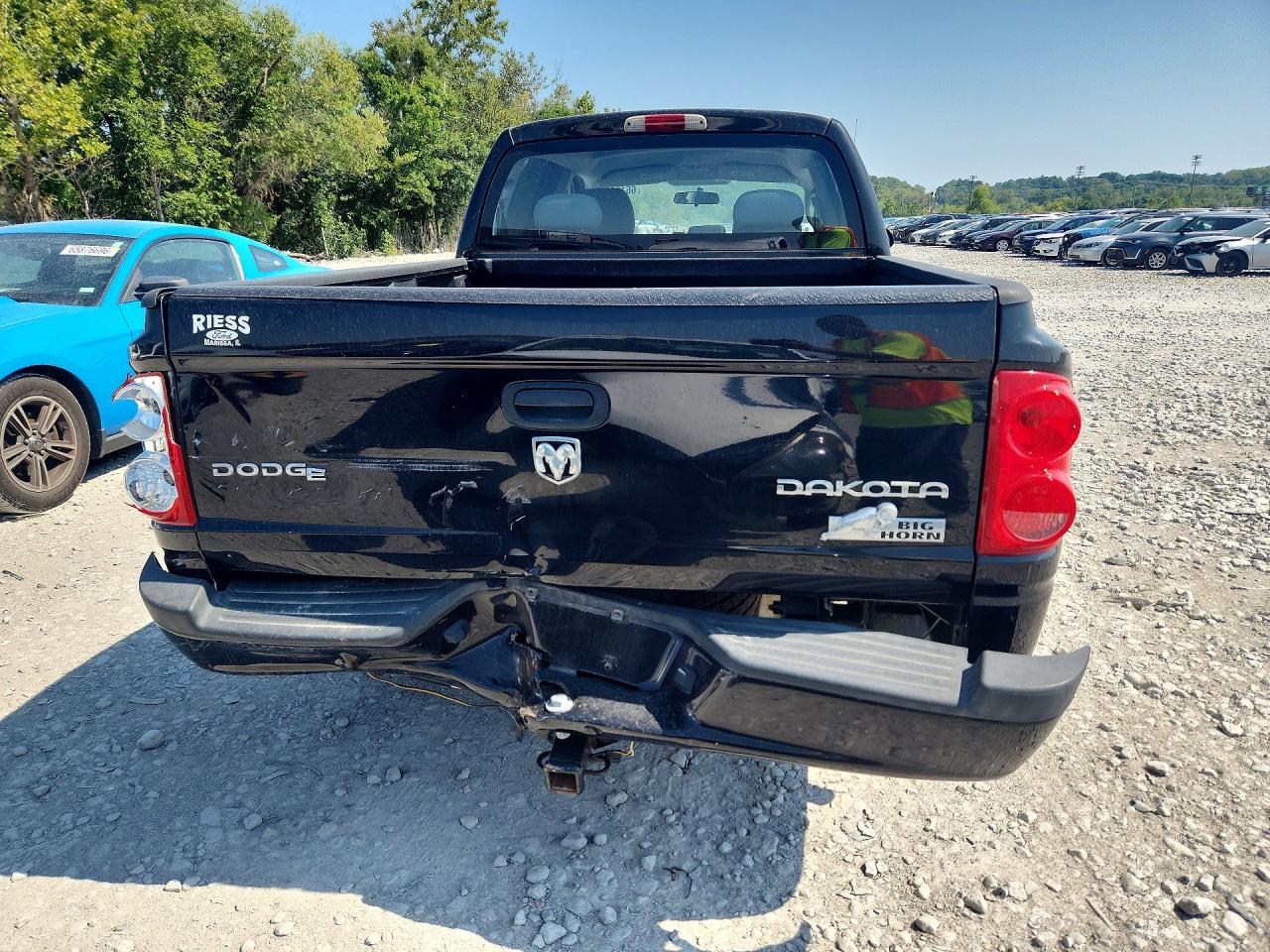 2011 Dodge Dakota Slt White vin: 1D7RW3GK6BS614367